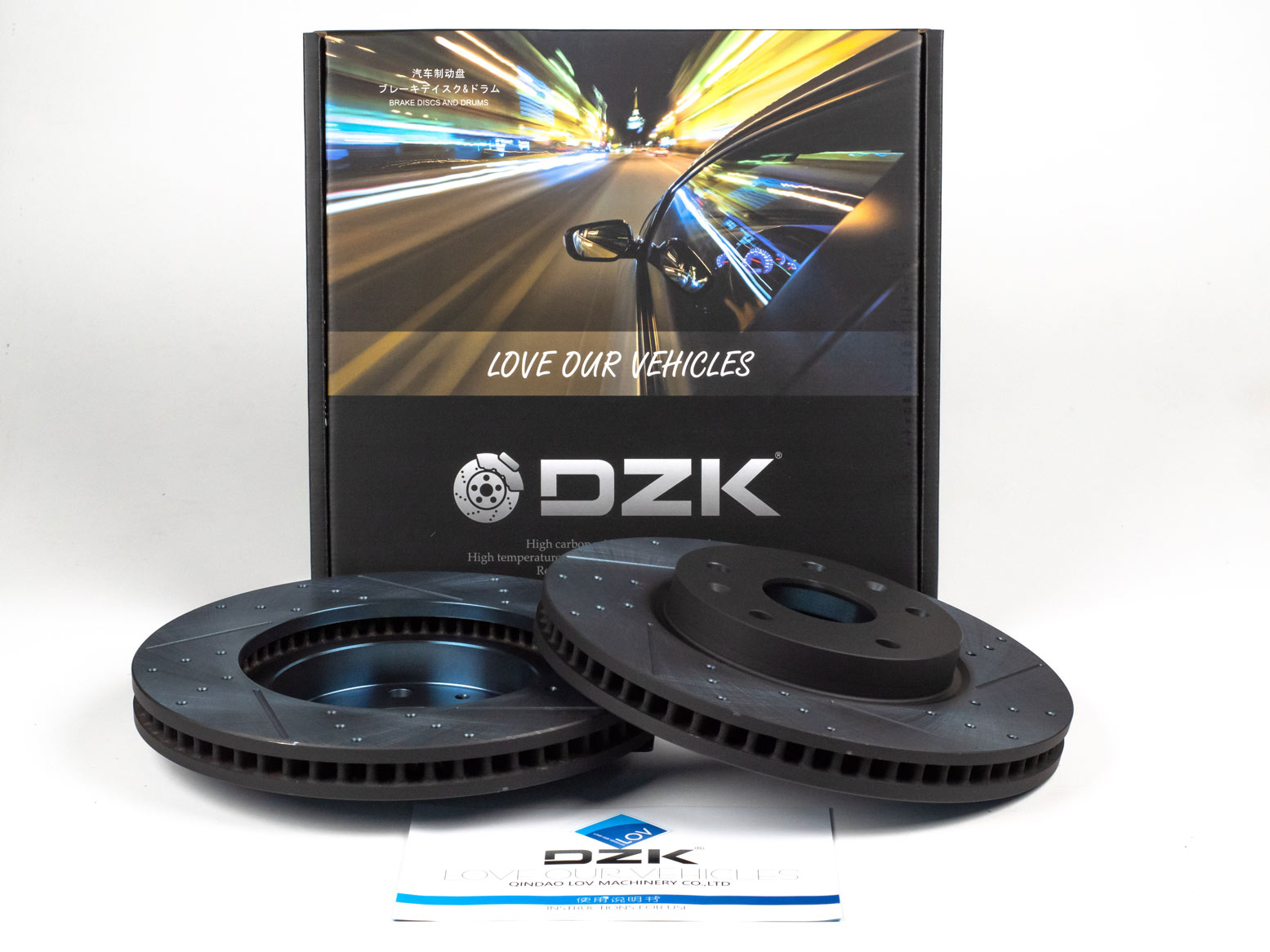 Передние тормозные диски DZK для Changan CS75 Plus GEN 2 REST 2021 - 2024 1.5T 181 FWD