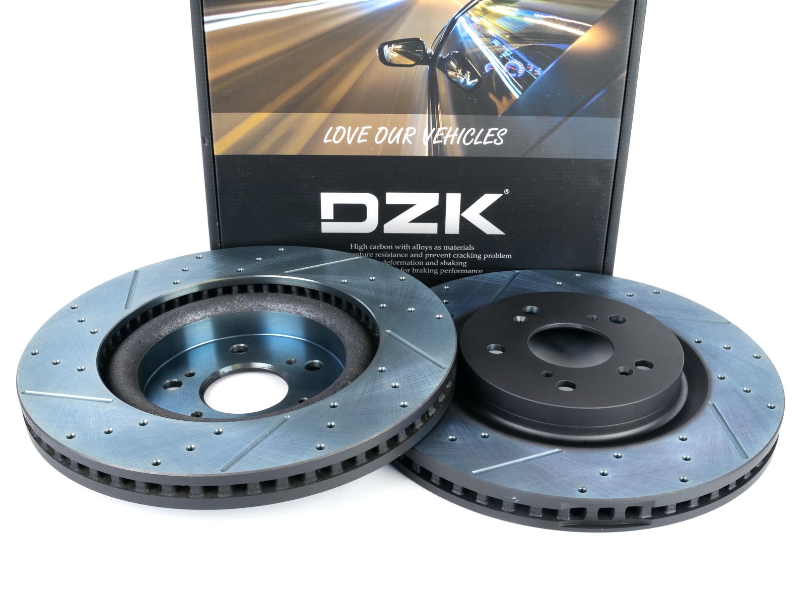 Передние тормозные диски DZK для HAVAL F7 GEN 1 2018-2024 1.5 AMT7 150 AWD