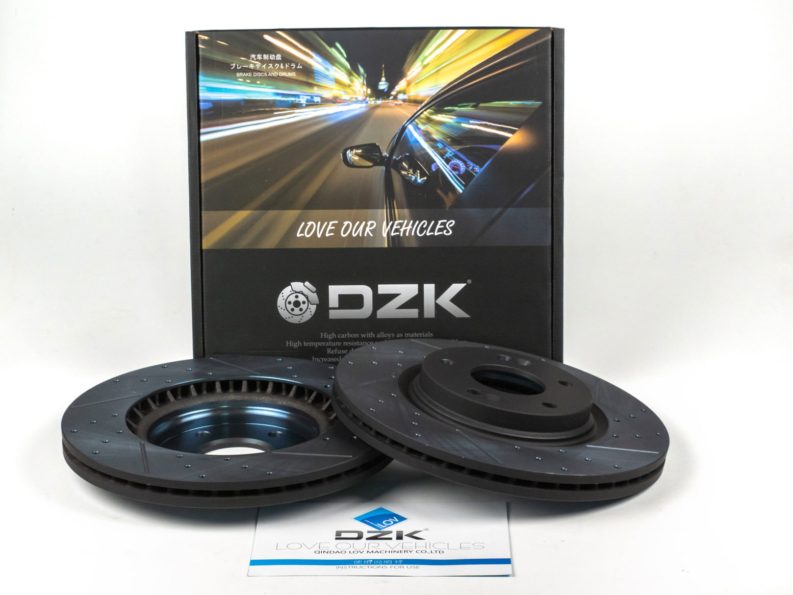 Передние тормозные диски DZK для HYUNDAI ELANTRA GEN 6 2015 - 2020