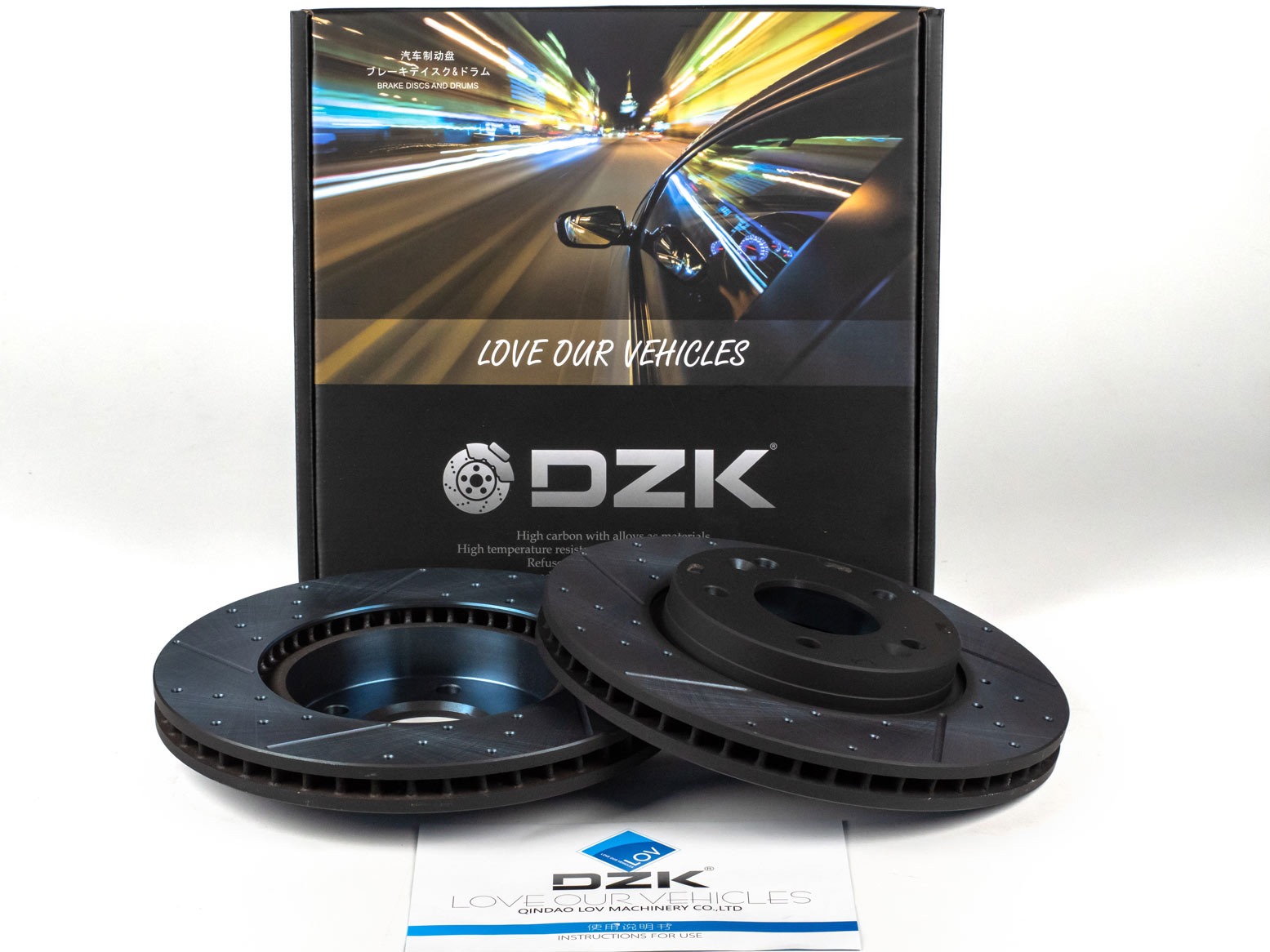 Передние тормозные диски DZK для Changan EADOplus GEN 1 2020 - н.в. 1.4 АМТ7 160 FWD