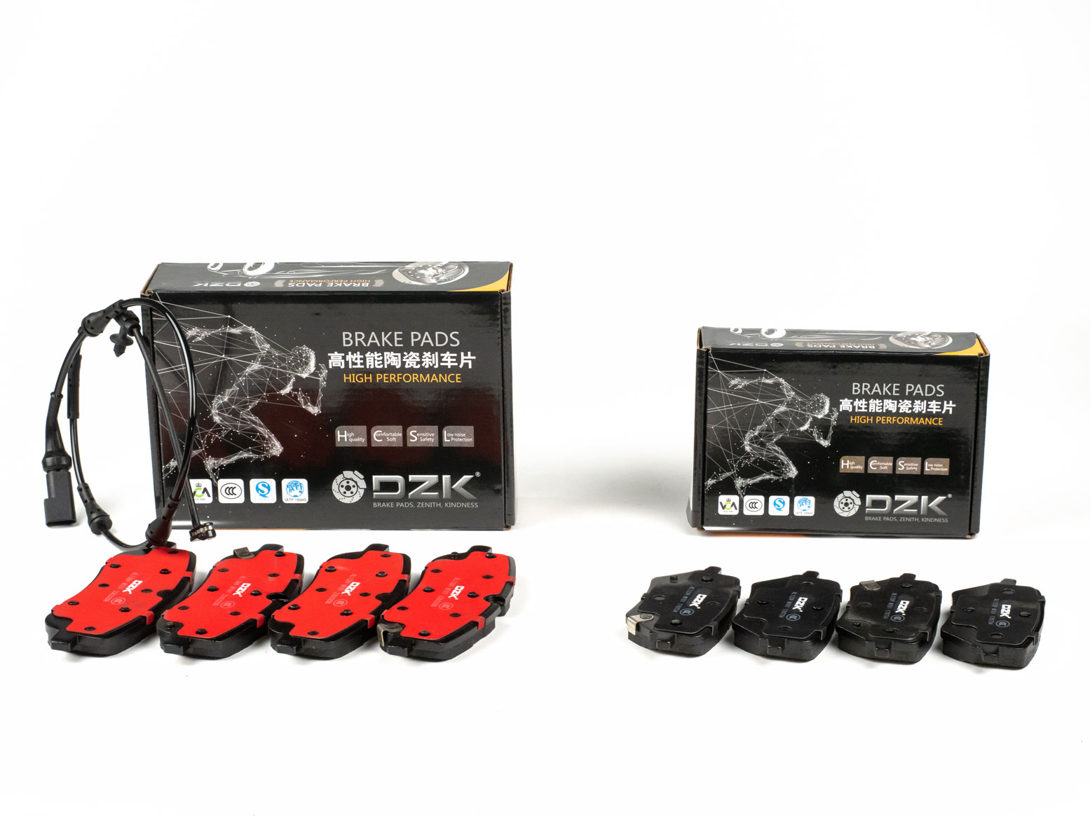 Комплект передних и задних тормозных колодок DZK для LiXiang L6 GEN 1 2023 - н.в.