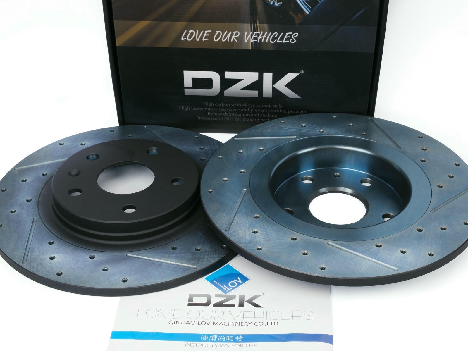 Задние тормозные диски DZK для GAC GS8 GEN 2 2021 - н.в. 2.0 AT8 231 AWD