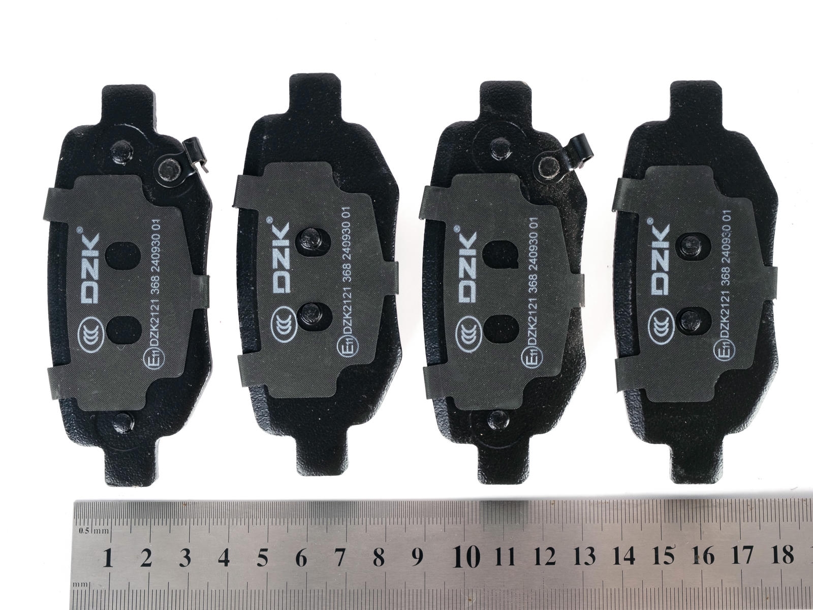 Задние тормозные колодки DZK для CHERY TIGGO 4 PRO GEN 1 REST 1 2023-н.в. 1.5 CVT 147 FWD