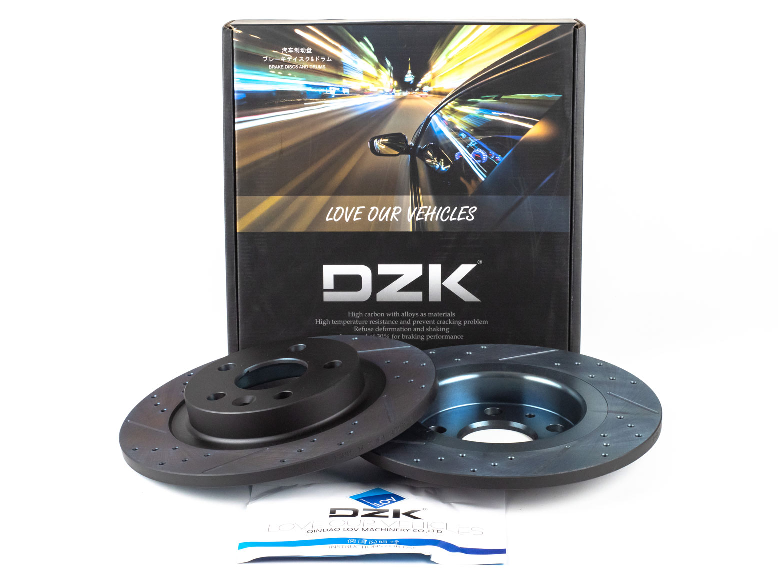 Задние тормозные диски DZK для GEELY PREFACE GEN 1 2024 - н.в.