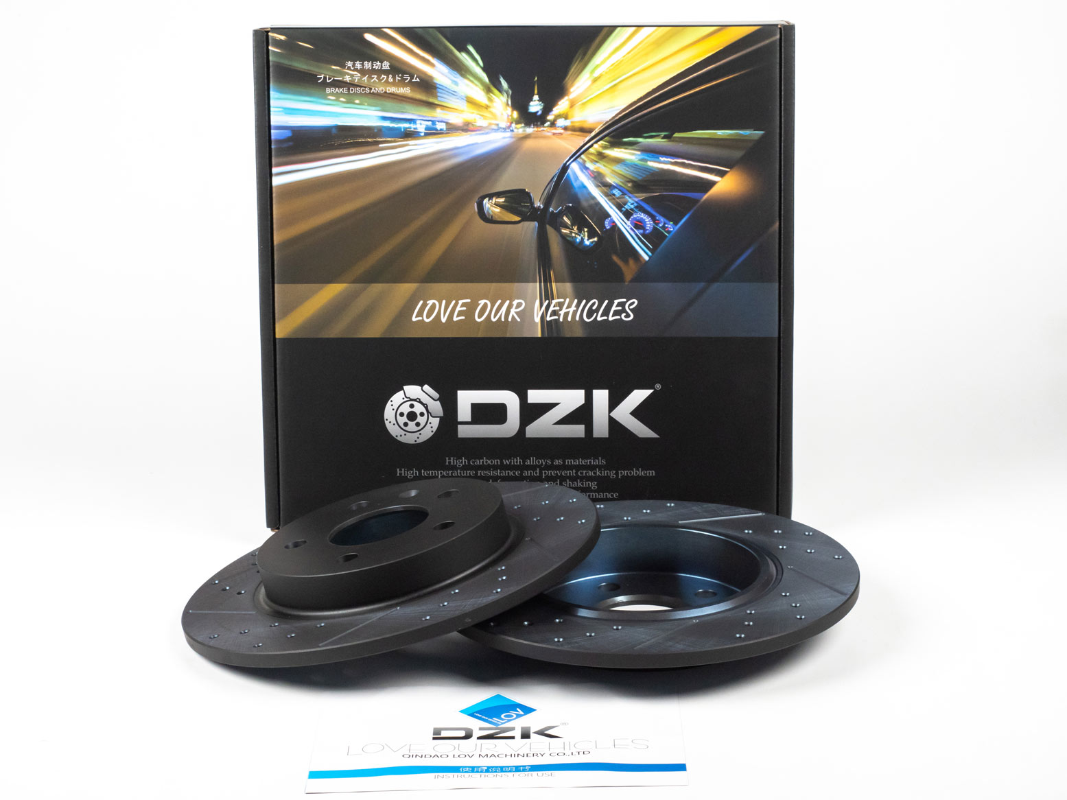 Задние тормозные диски DZK для GAC GS3 GEN 1 2024 - н.в. 1.5 AMT7 170 FWD