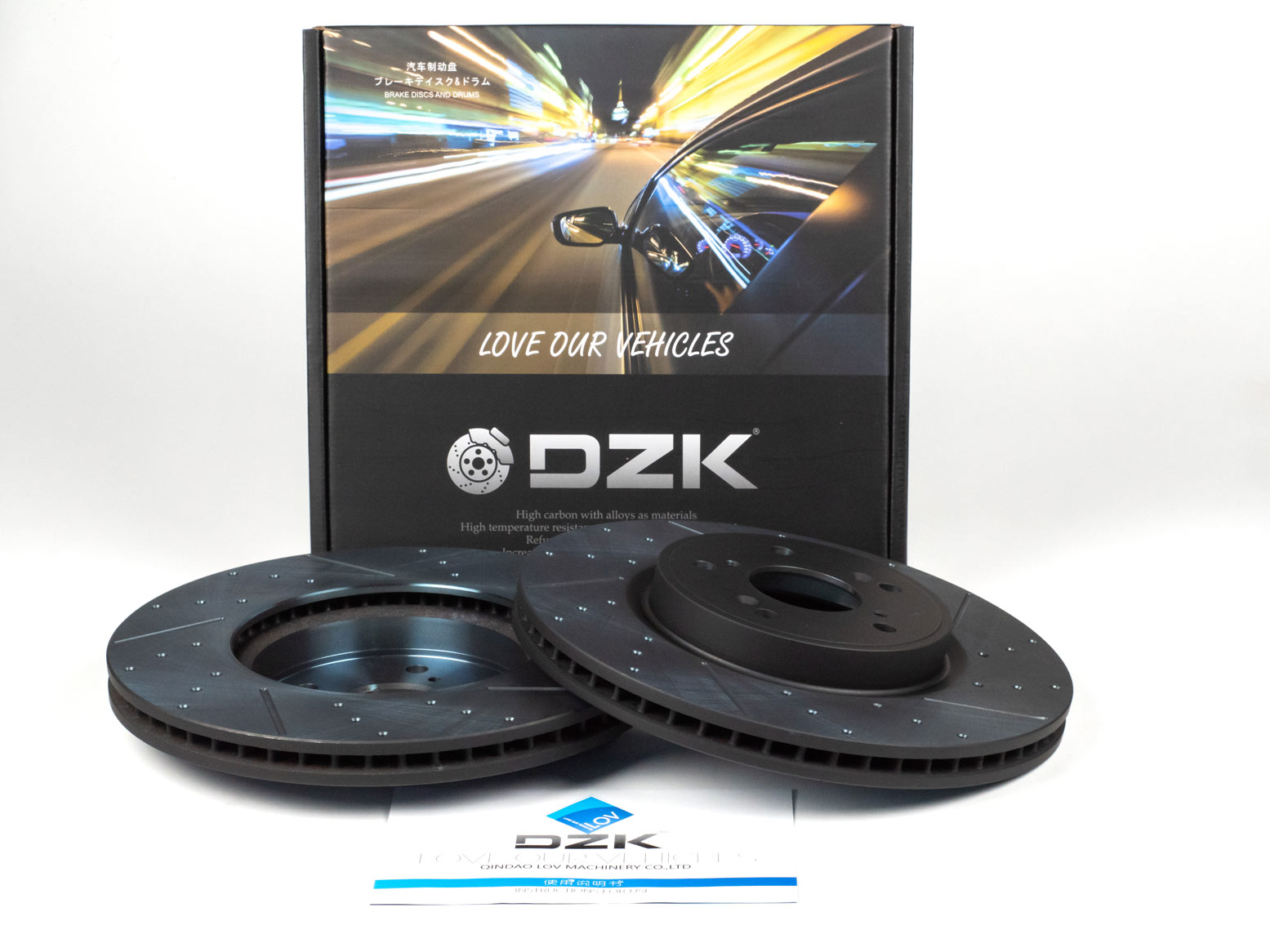 Передние тормозные диски DZK для HONDA CR-V GEN 5 2016 - 2023