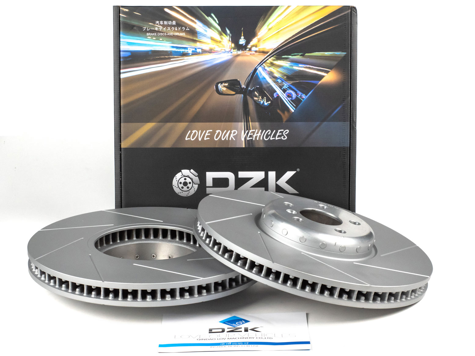 Передние тормозные диски DZK для BMW 5 (G30/F90) 2017 - 2024