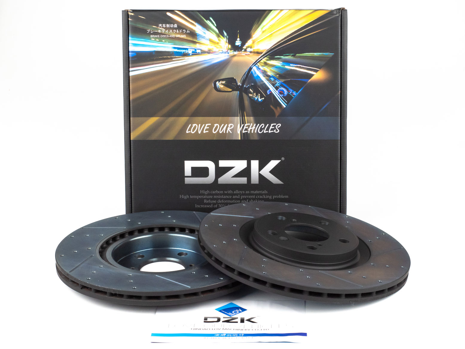 Передние тормозные диски DZK для HAVAL H3 GEN 2 2024-н.в. 1.5 АМТ7 177 4WD