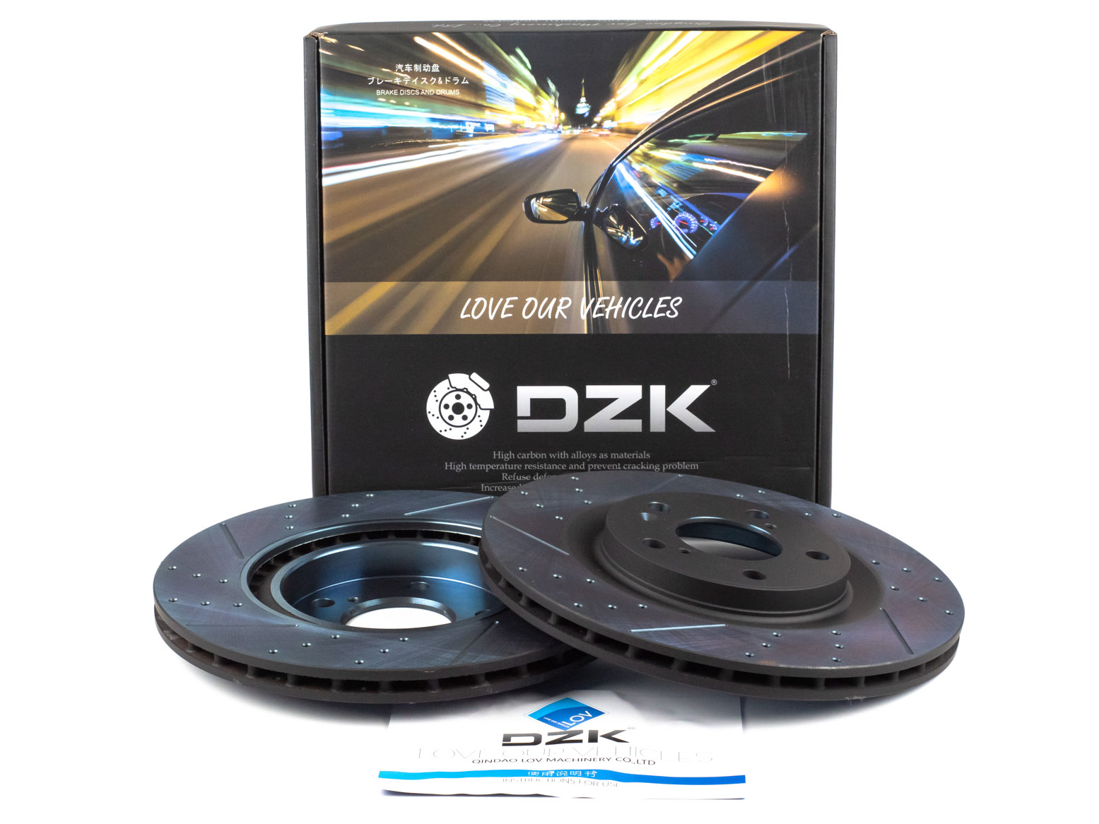 Передние тормозные диски DZK для HAVAL H3 GEN 1 2024-н.в. 45778 1.5 143 2WD