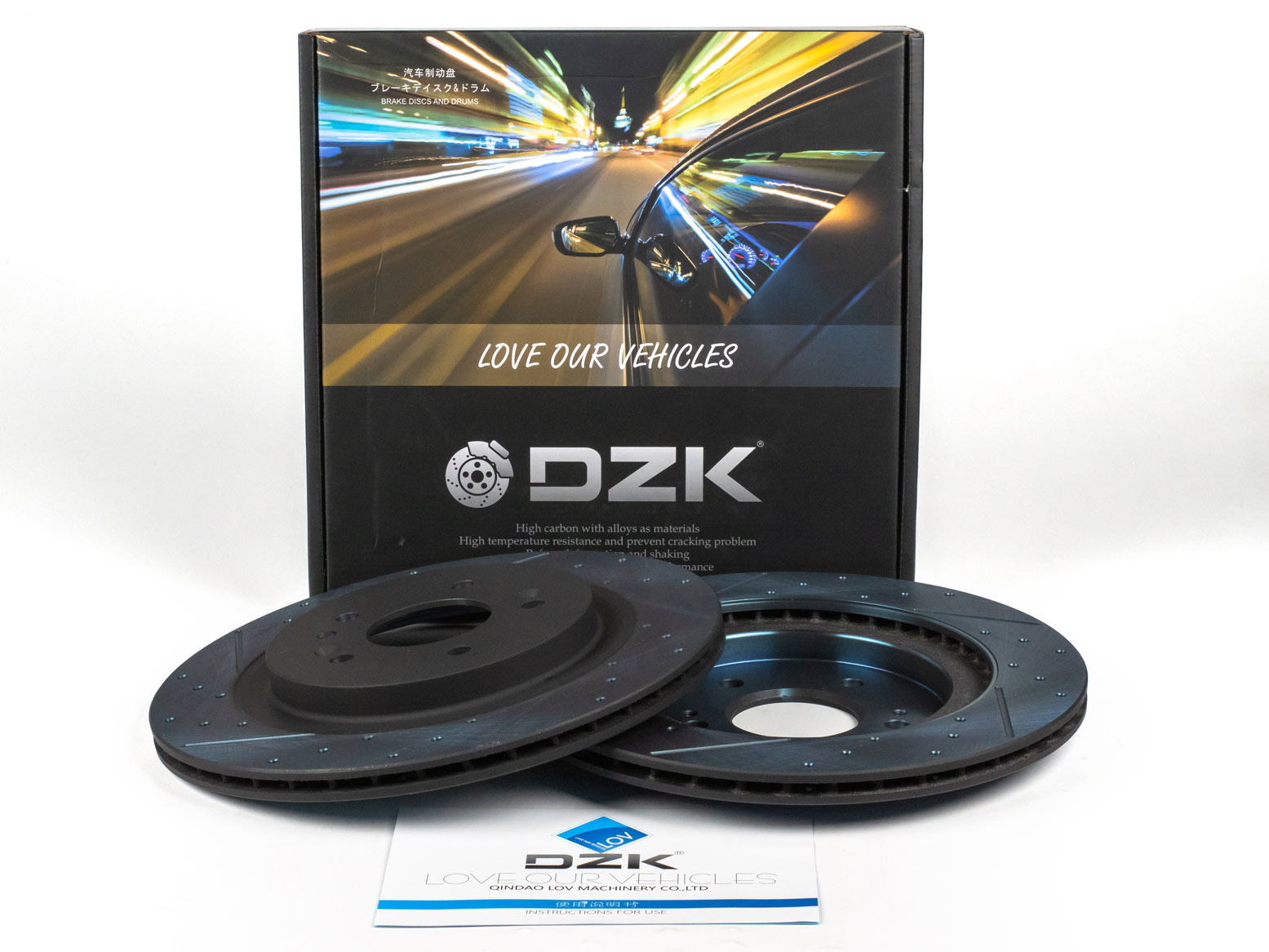 Задние тормозные диски DZK для HYUNDAI POLISADE GEN 1 2018 - 2025