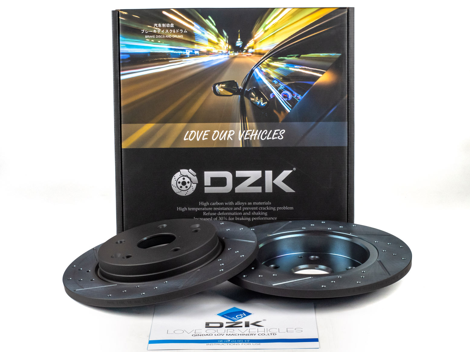 Задние тормозные диски DZK для LIVAN S6 PRO GEN 1 2023 - н.в. 1.5T AMT7 147 FWD