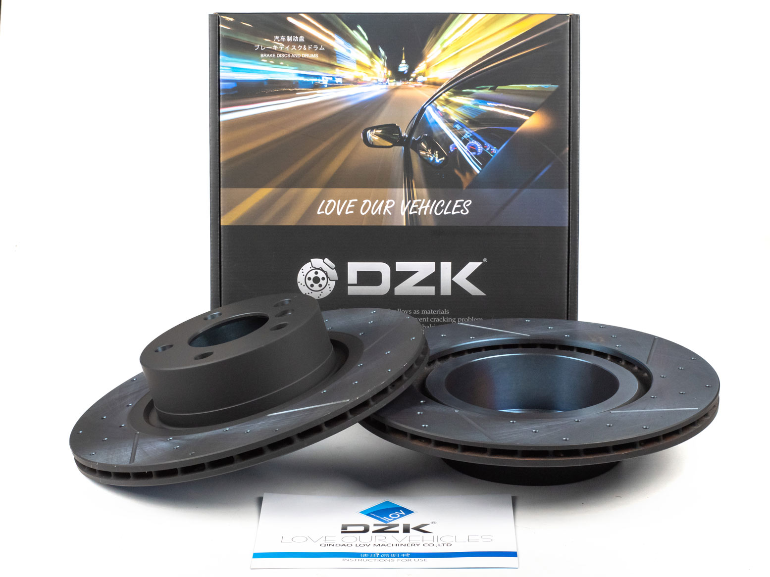 Задние тормозные диски DZK для BMW X3 (F25) 2010 - 2017