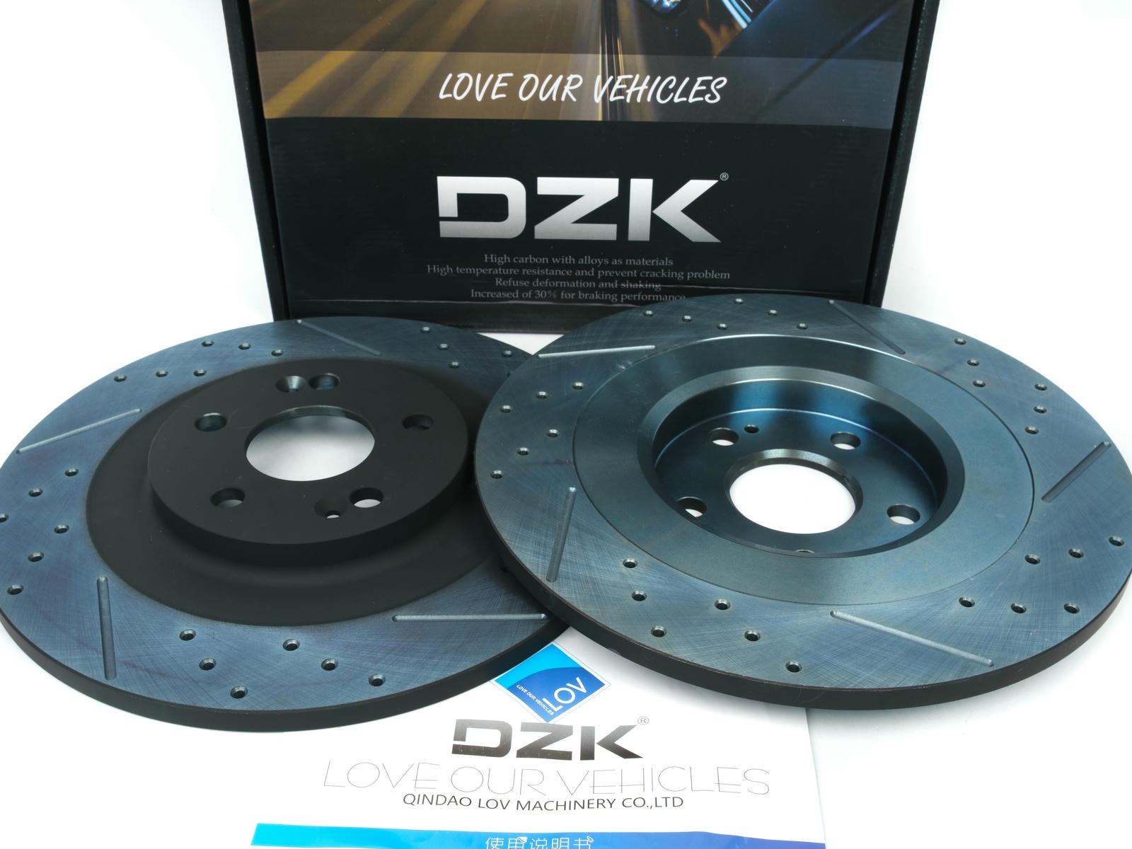 Задние тормозные диски DZK для JETOUR T2 GEN 1 2023-н.в. 2.0 АМТ7 245 AWD