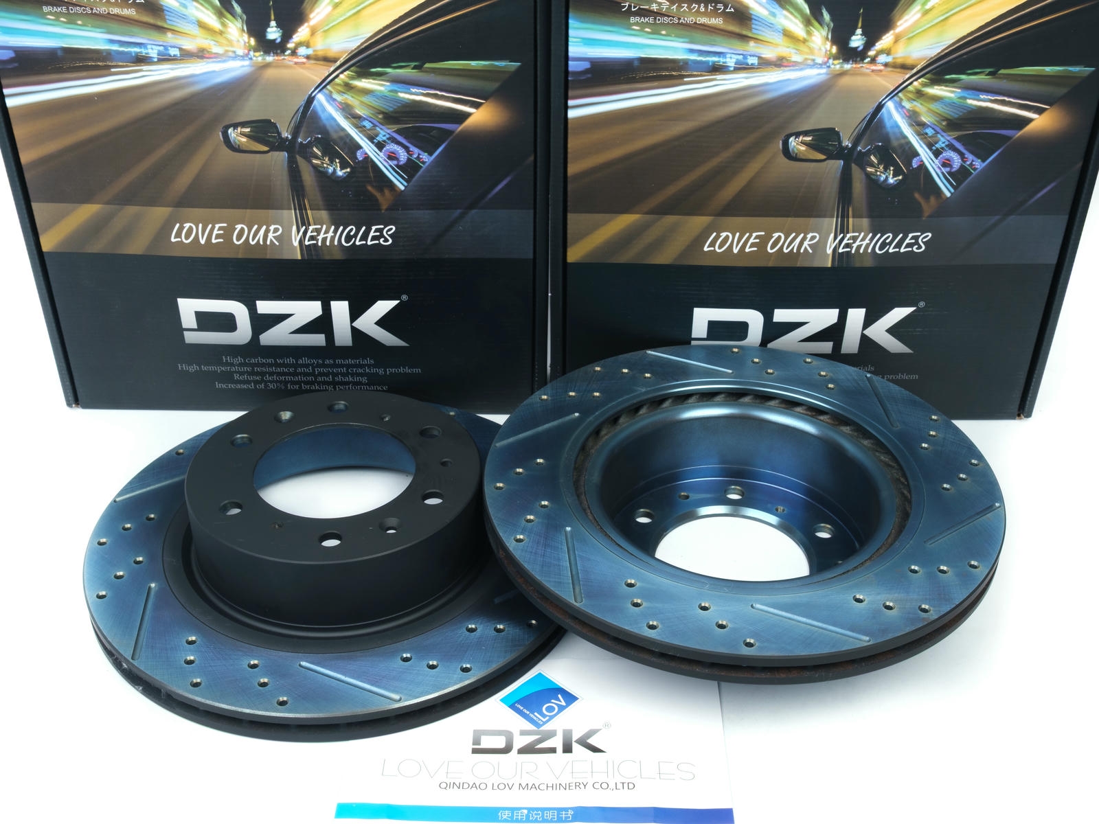 Задние тормозные диски DZK для GWM POER GEN 1 2019 -н.в. 2.0 AT8 218 4WD