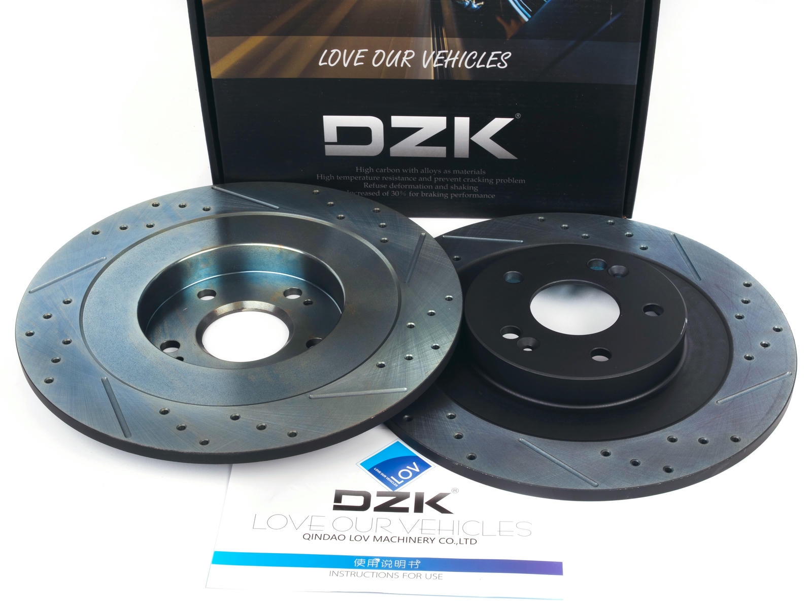 Задние тормозные диски DZK для OMODA C5 GEN 1 2022-н.в. 1.6 AMT7 150 AWD