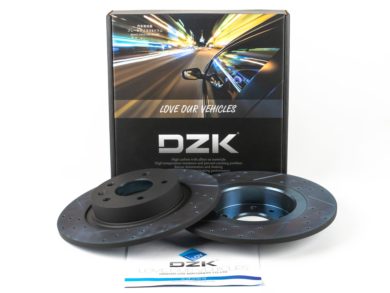 Задние тормозные диски DZK для EXEED TXL GEN 1 REST 1 2021-н.в. 2.0 AMT7 197 AWD