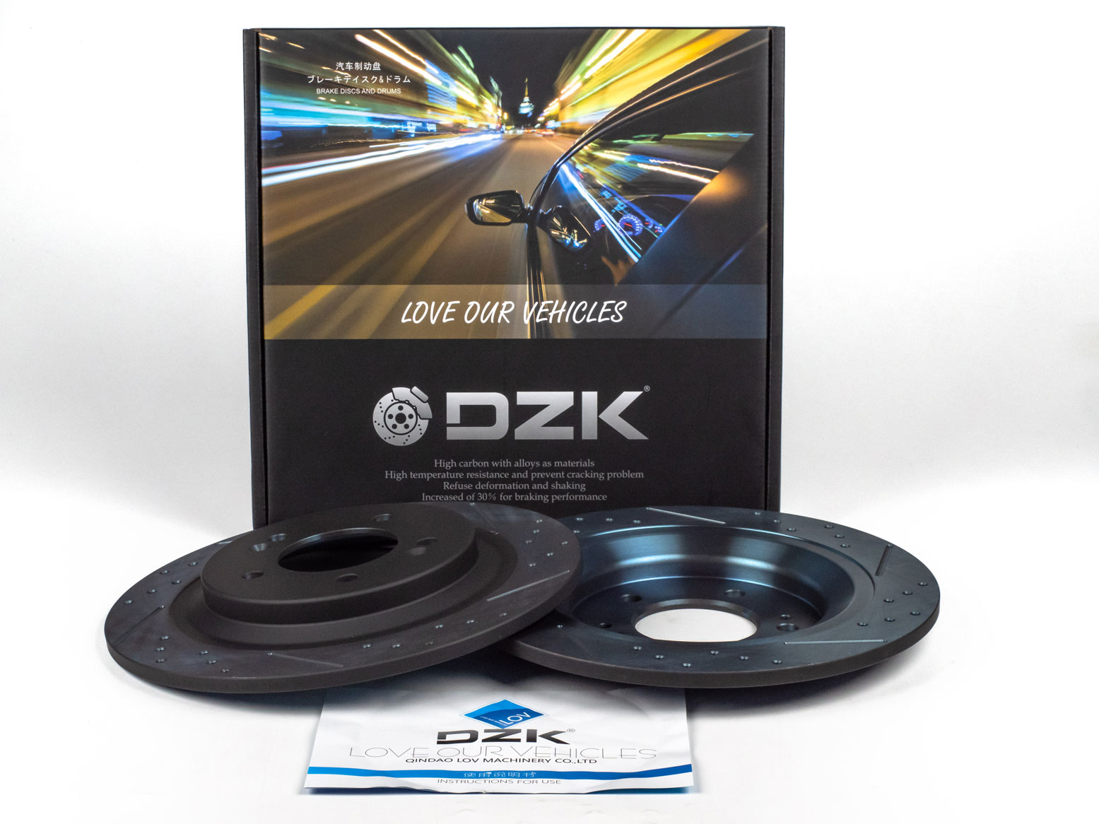 Задние тормозные диски DZK для HYUNDAI TUCSON GEN 3 2015 - 2021