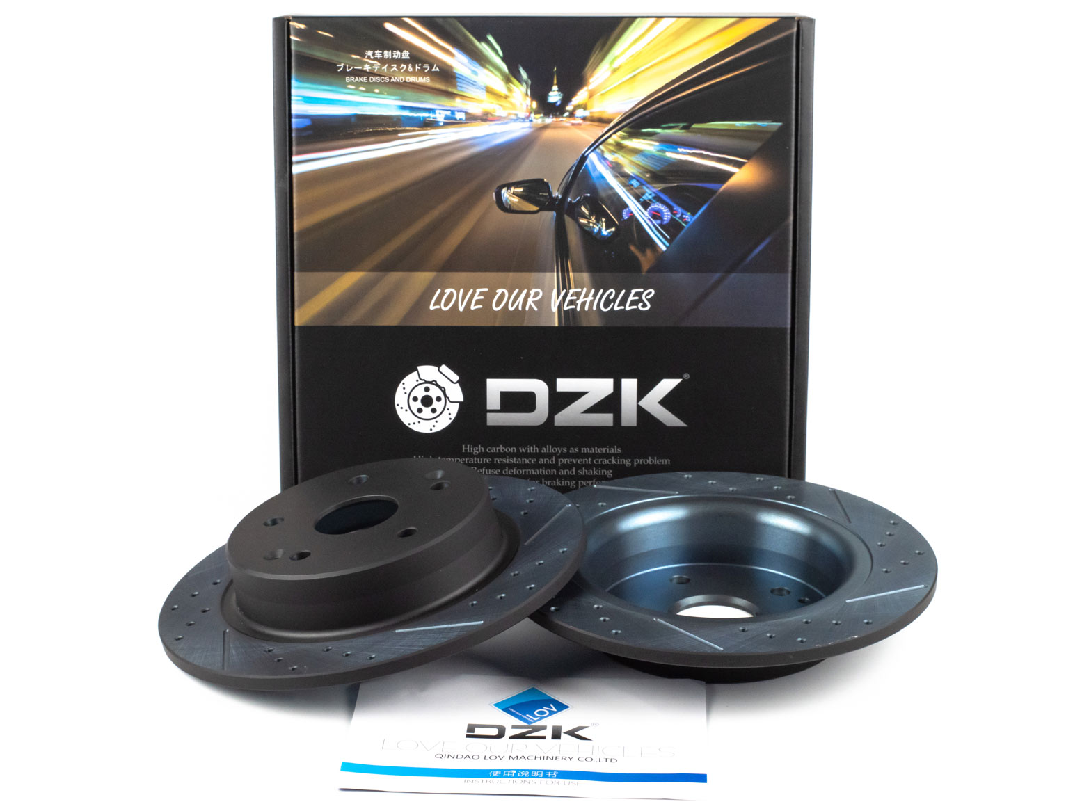 Задние тормозные диски DZK для GEELY COOLRAY NEW GEN 1 2023 - н.в. 1.5 AMT7 174 FWD