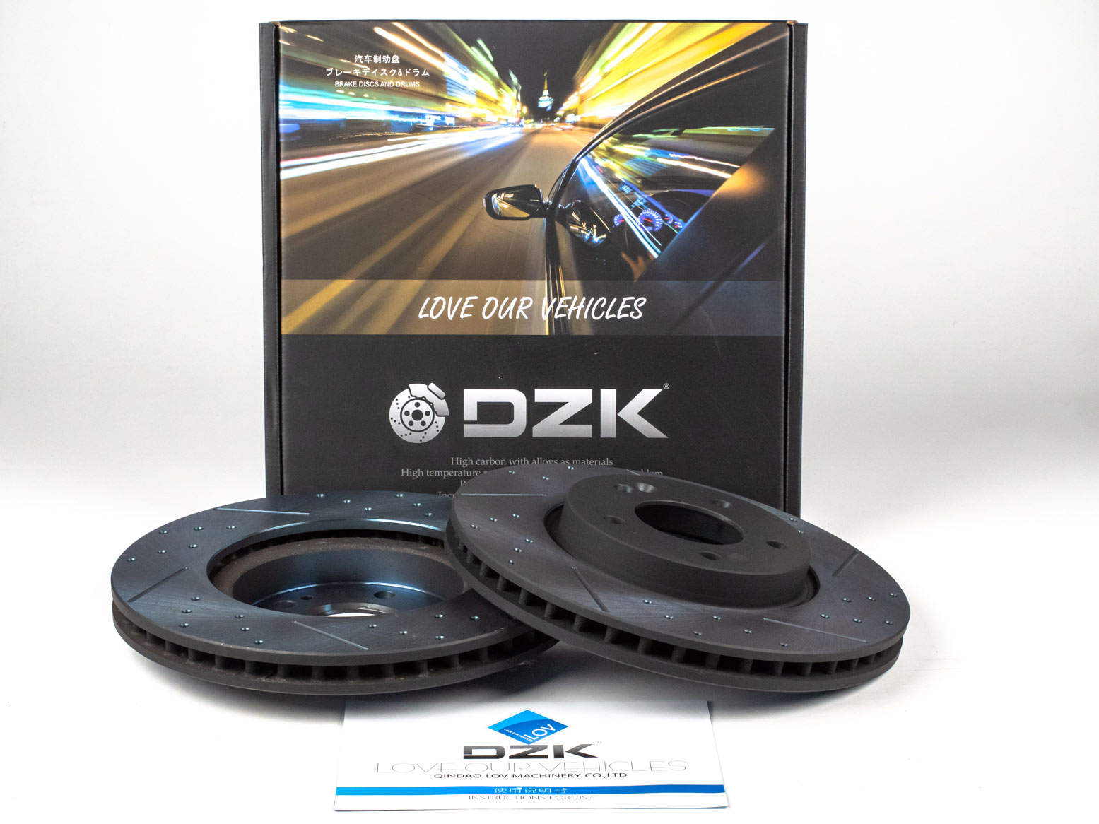 Передние тормозные диски DZK для Changan CS35 PLUS GEN 1 REST 1 2021 – 2026