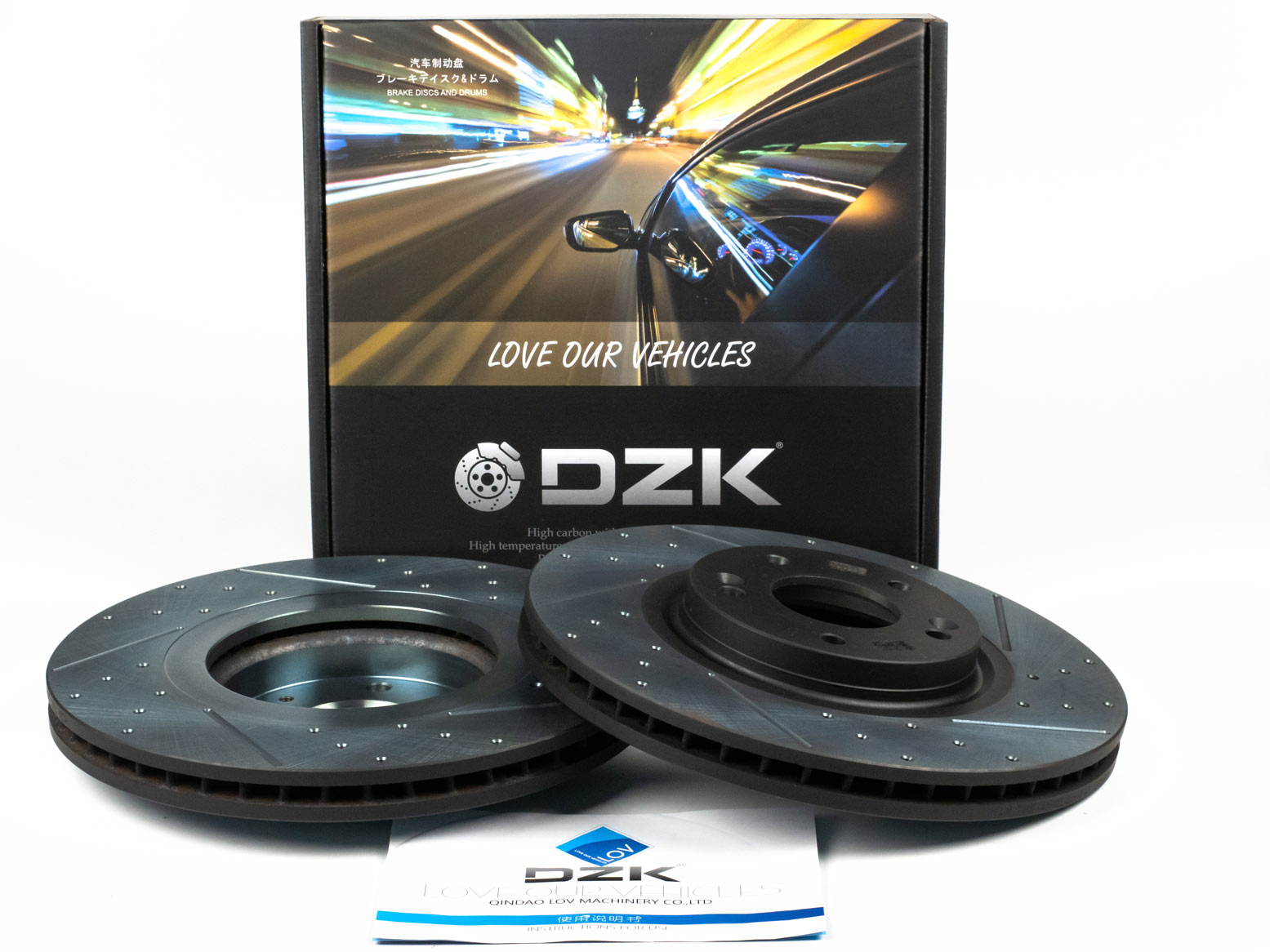 Передние тормозные диски DZK для KIA SORENTO PRIME GEN 3 2014 - 2020