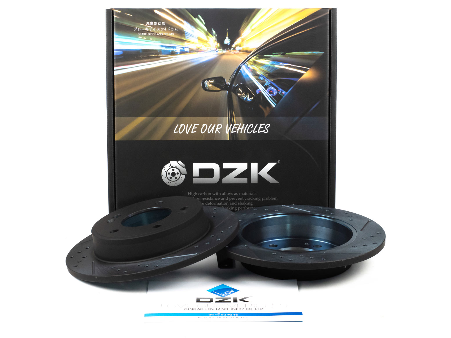 Задние тормозные диски DZK для HYUNDAI ELANTRA GEN 6 2015 - 2020