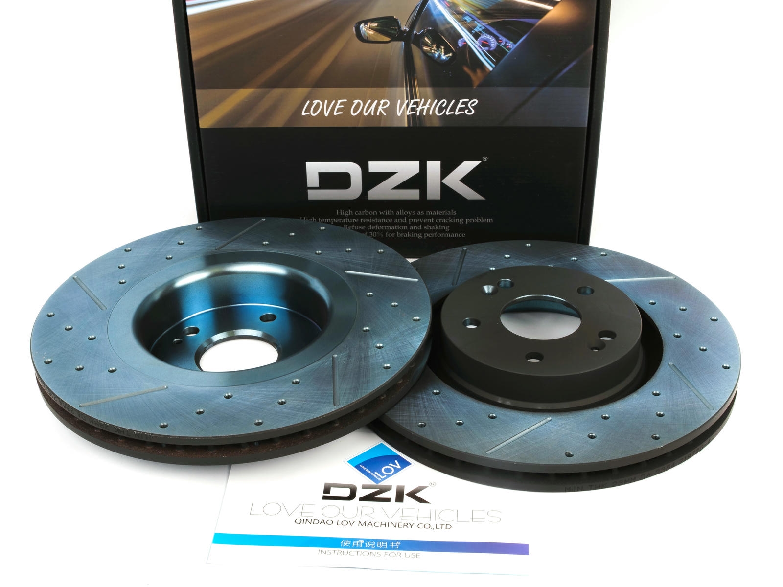 Передние тормозные диски DZK для CHERY TIGGO 7 PRO MAX