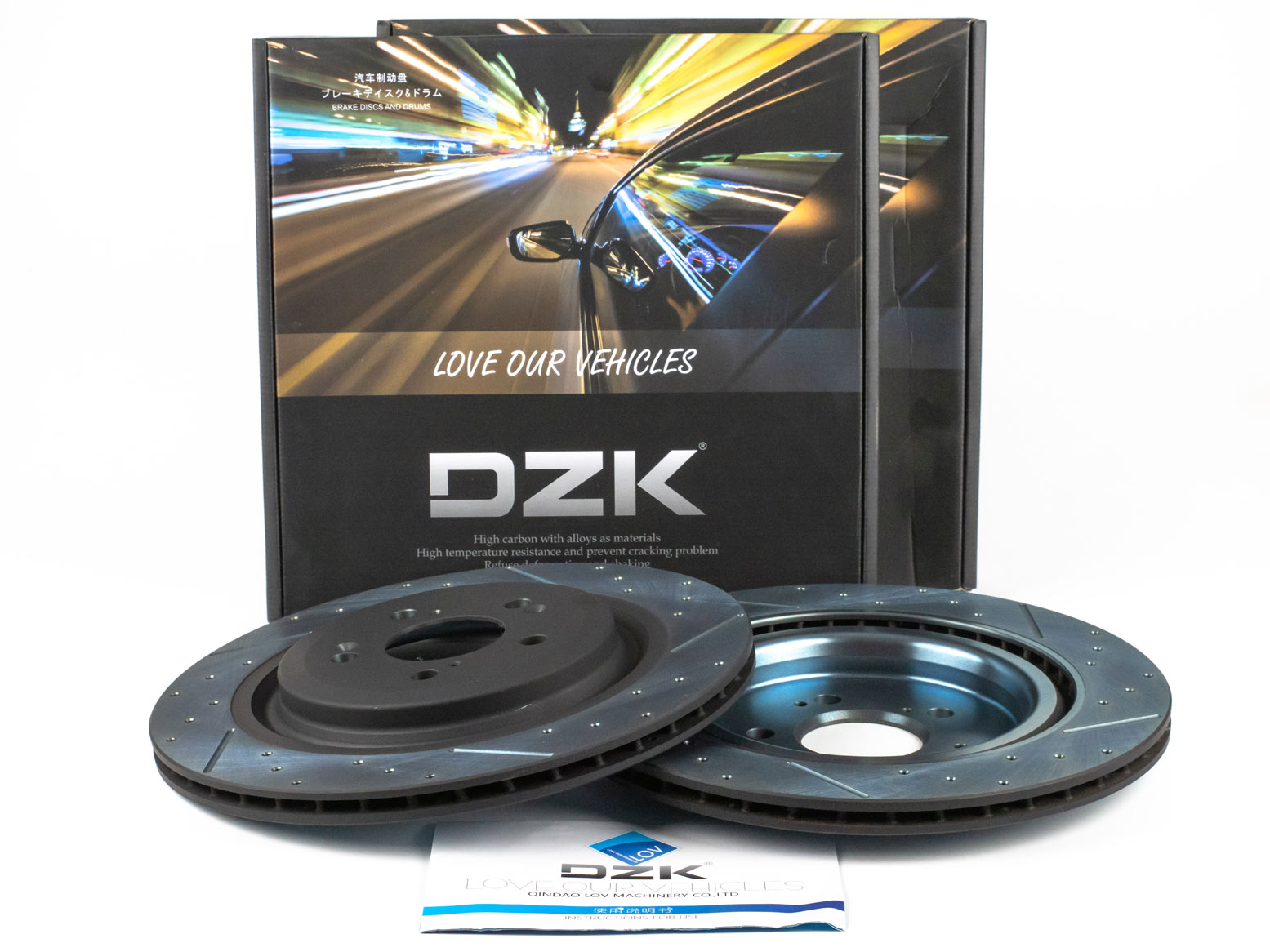 Задние тормозные диски DZK для WEY Coffee 01 GEN 1 2021-н.в. 2.0 Hybrid AMT9 476 AWD