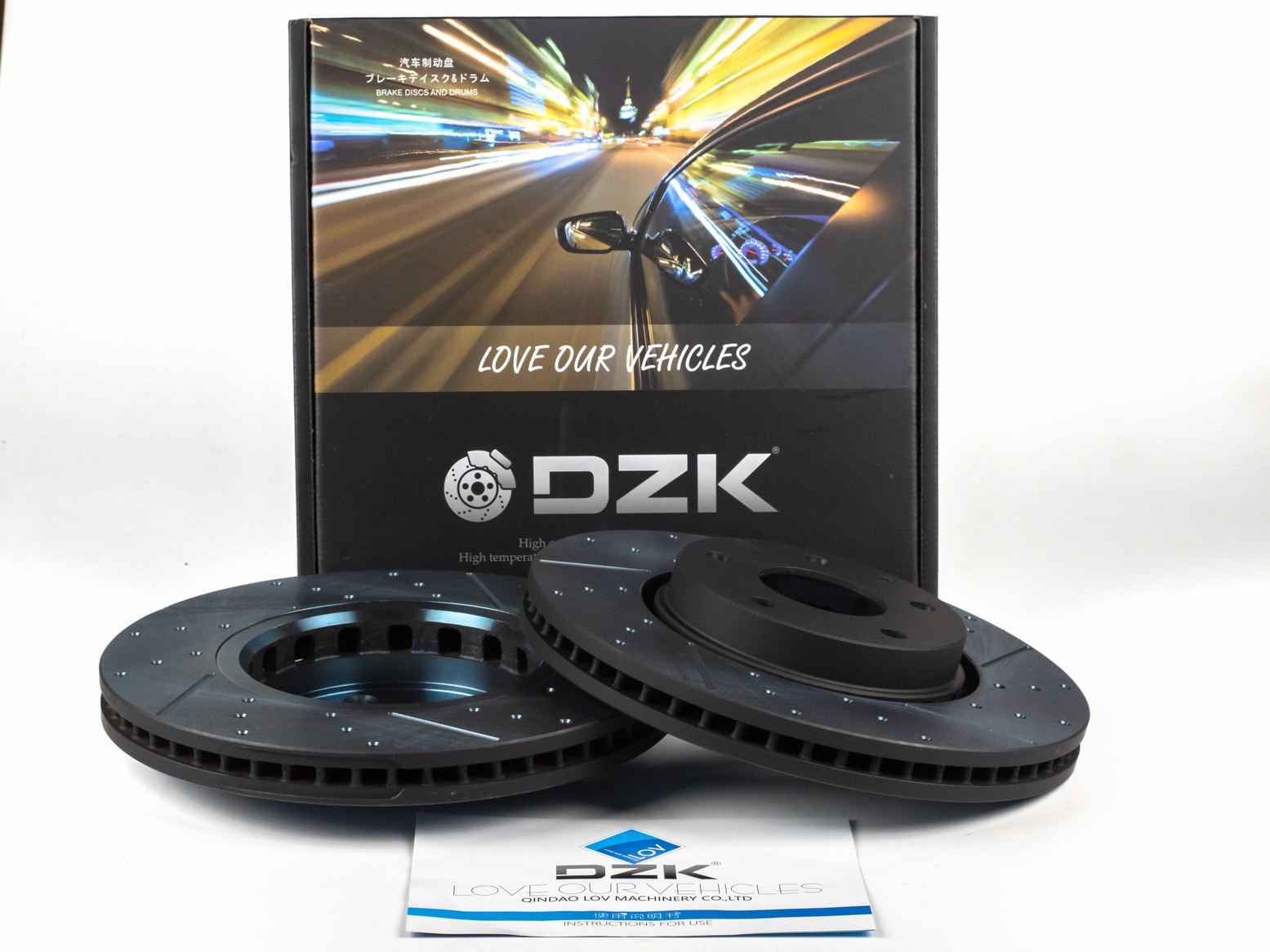 Передние тормозные диски DZK для Mazda CX-5 GEN 2 2016 - 2026 2.0