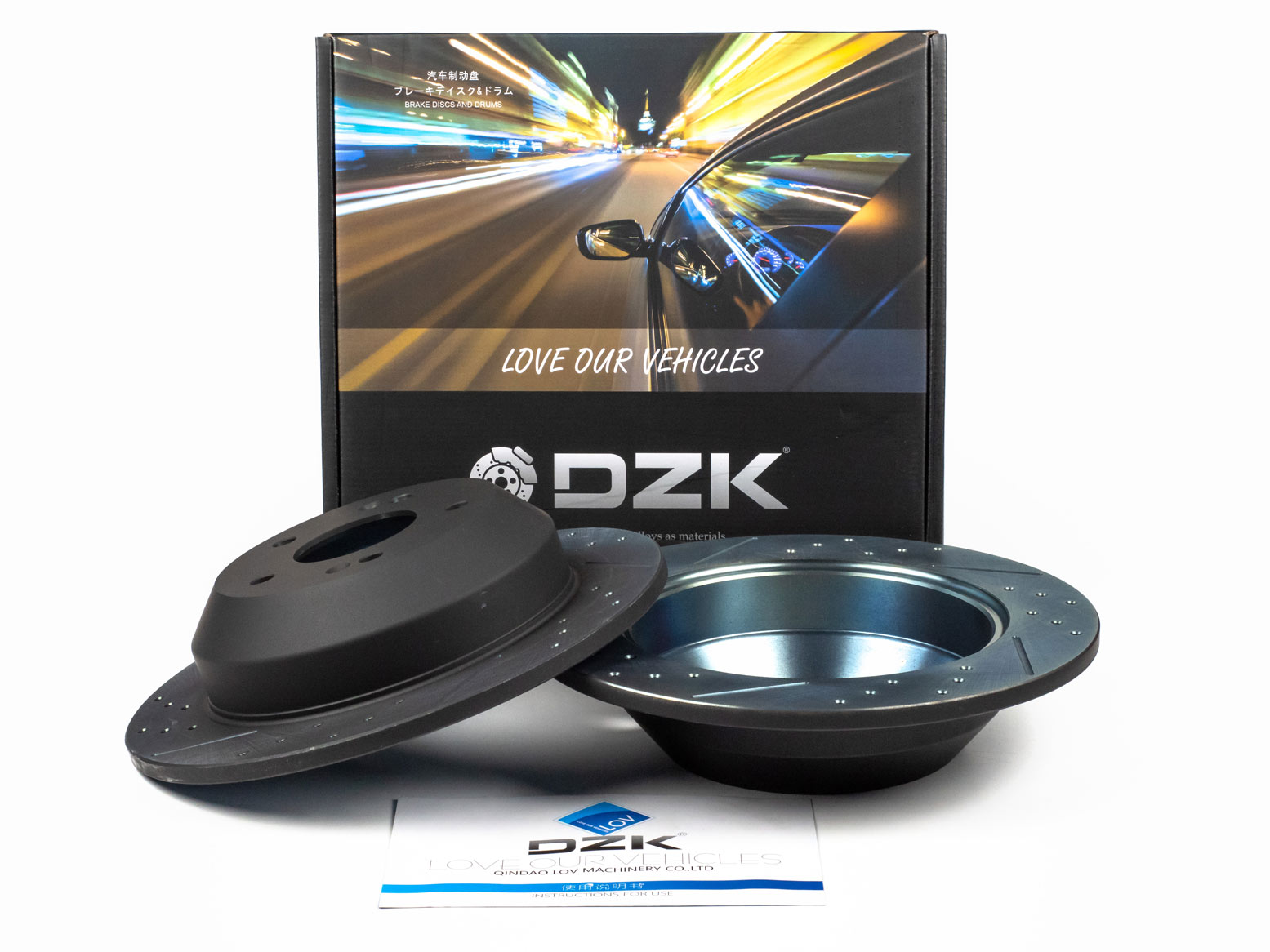 Задние тормозные диски DZK для KIA SORENTO PRIME GEN 3 2014 - 2020