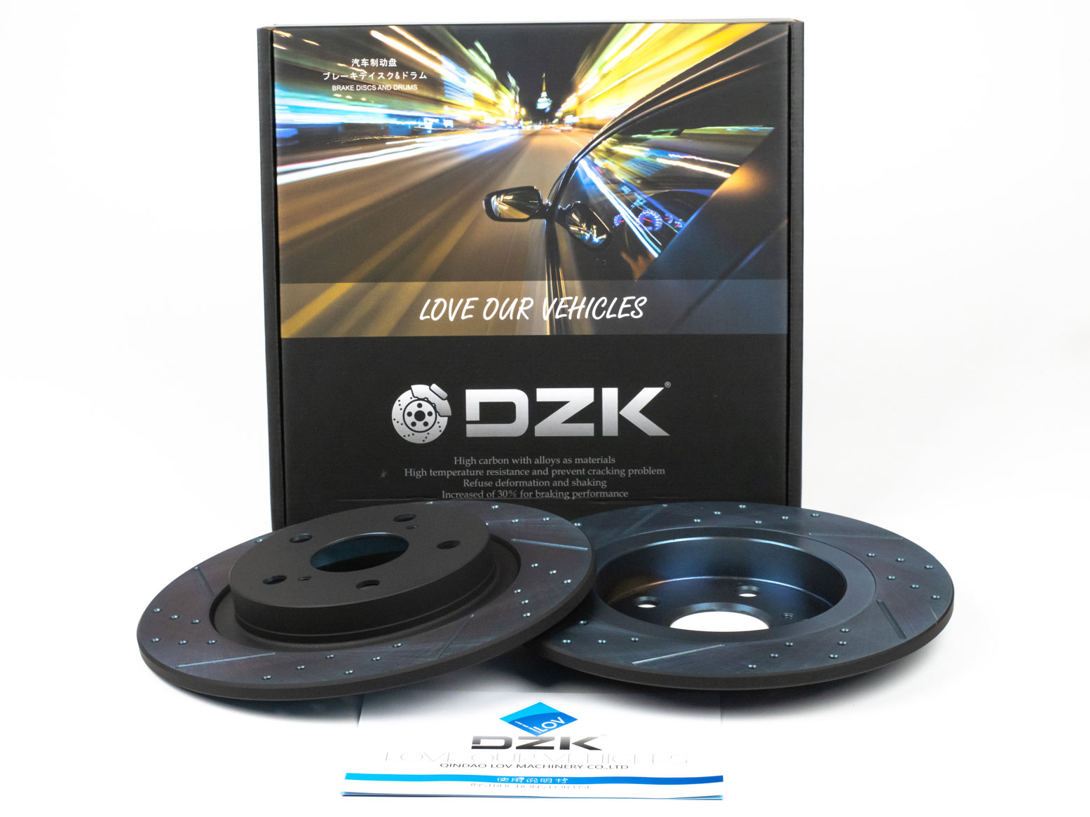 Задние тормозные диски DZK для LIVAN X6 PRO GEN 1 2023 - н.в. 1.5T AMT7 147 FWD