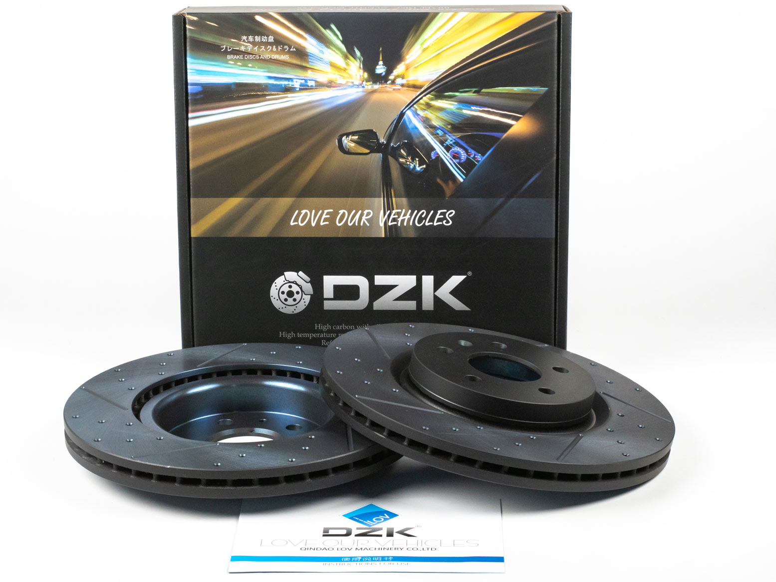 Передние тормозные диски DZK для GAC GS3 GEN 1 2024 - н.в. 1.5 AMT7 170 FWD