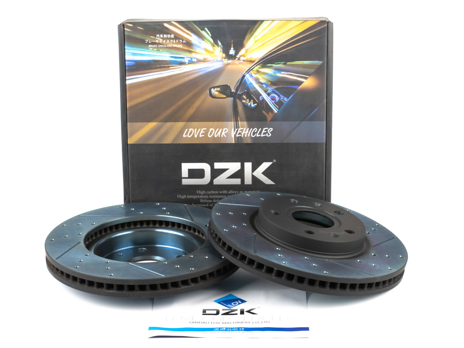 Передние тормозные диски DZK для Changan UNI-T GEN 1 2020 - н.в. 1.5 АМТ7 167 FWD