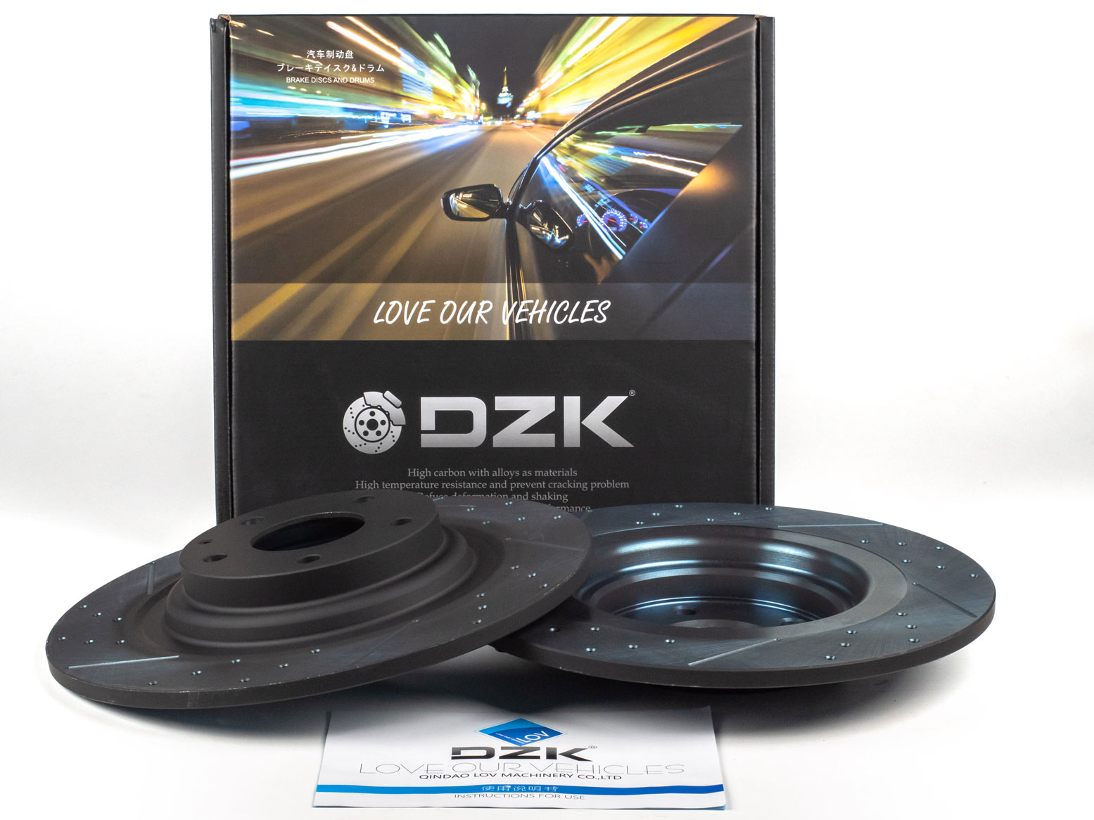 Задние тормозные диски DZK для Mazda CX-5 GEN 2 2016 - 2026 2.5