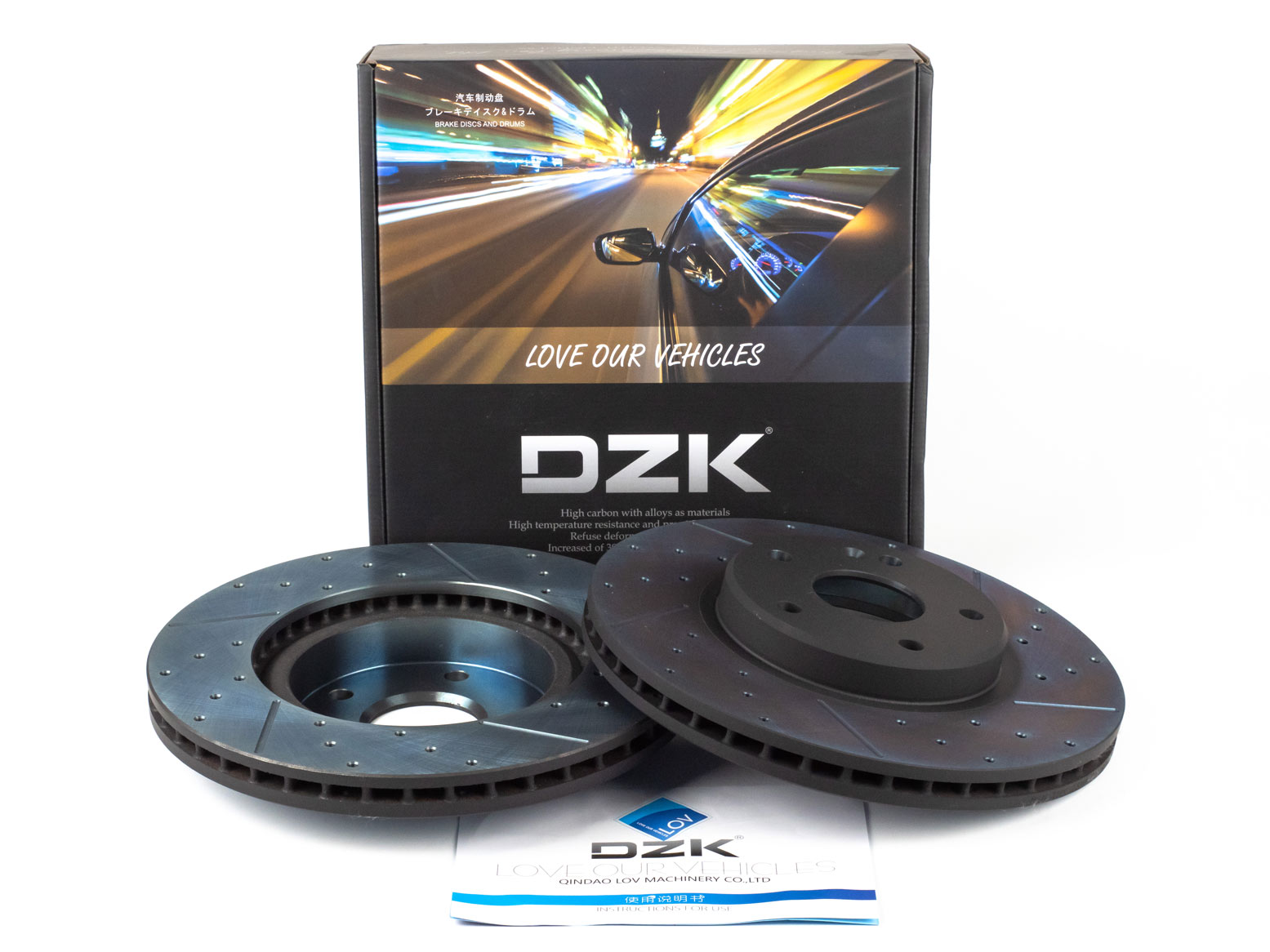 Передние тормозные диски DZK для GELLY COOLRAY GEN 1 2019-2024 1.5 AMT7 150 FWD