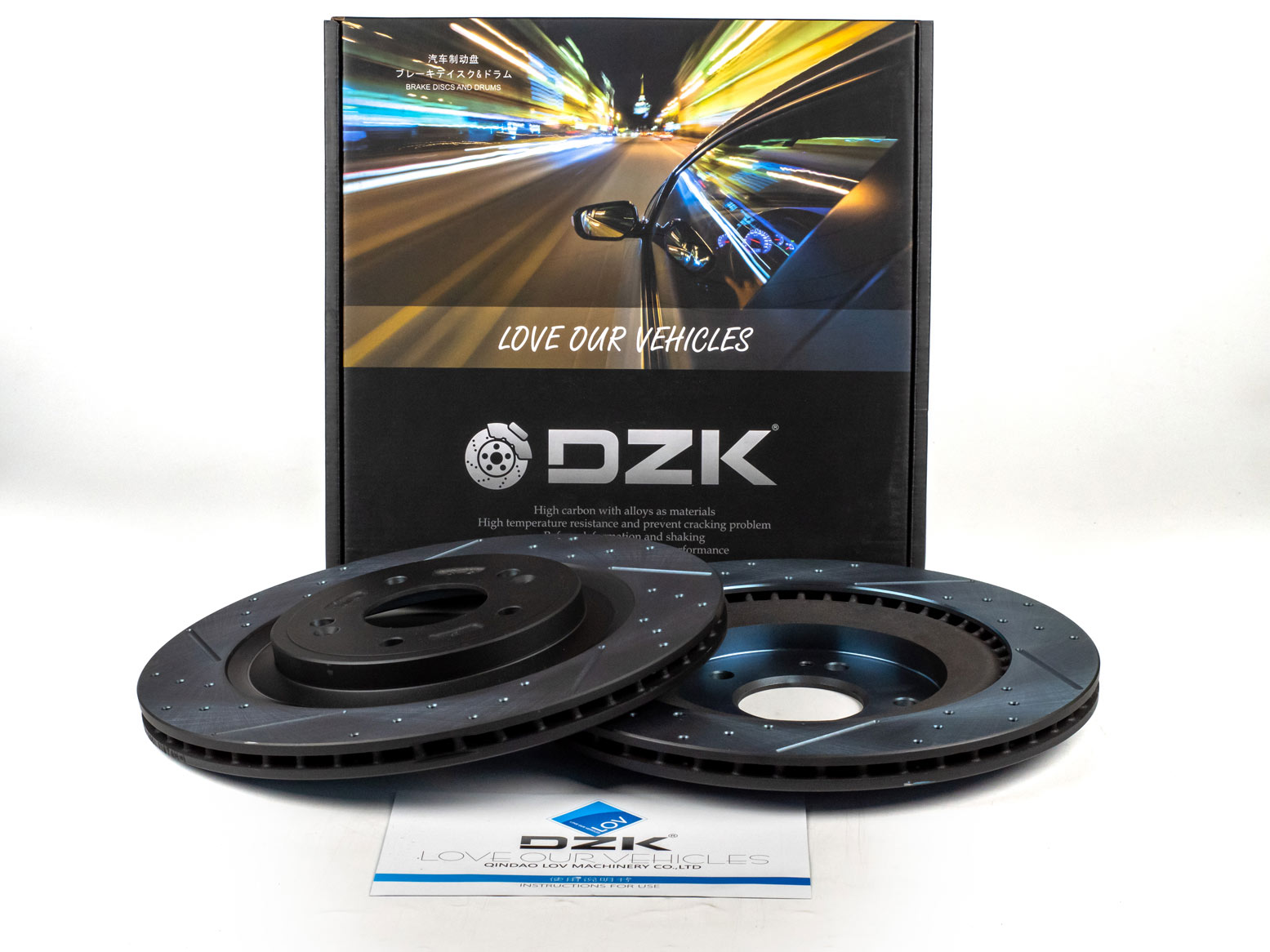 Задние тормозные диски DZK для KIA SORENTO GEN 3 2014 - 2020