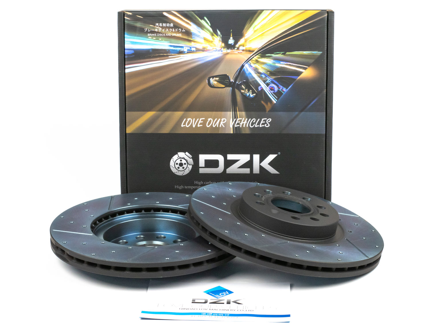 Передние тормозные диски DZK для GAC GS5 GEN 1 2020-2024 AMT 137 FWD