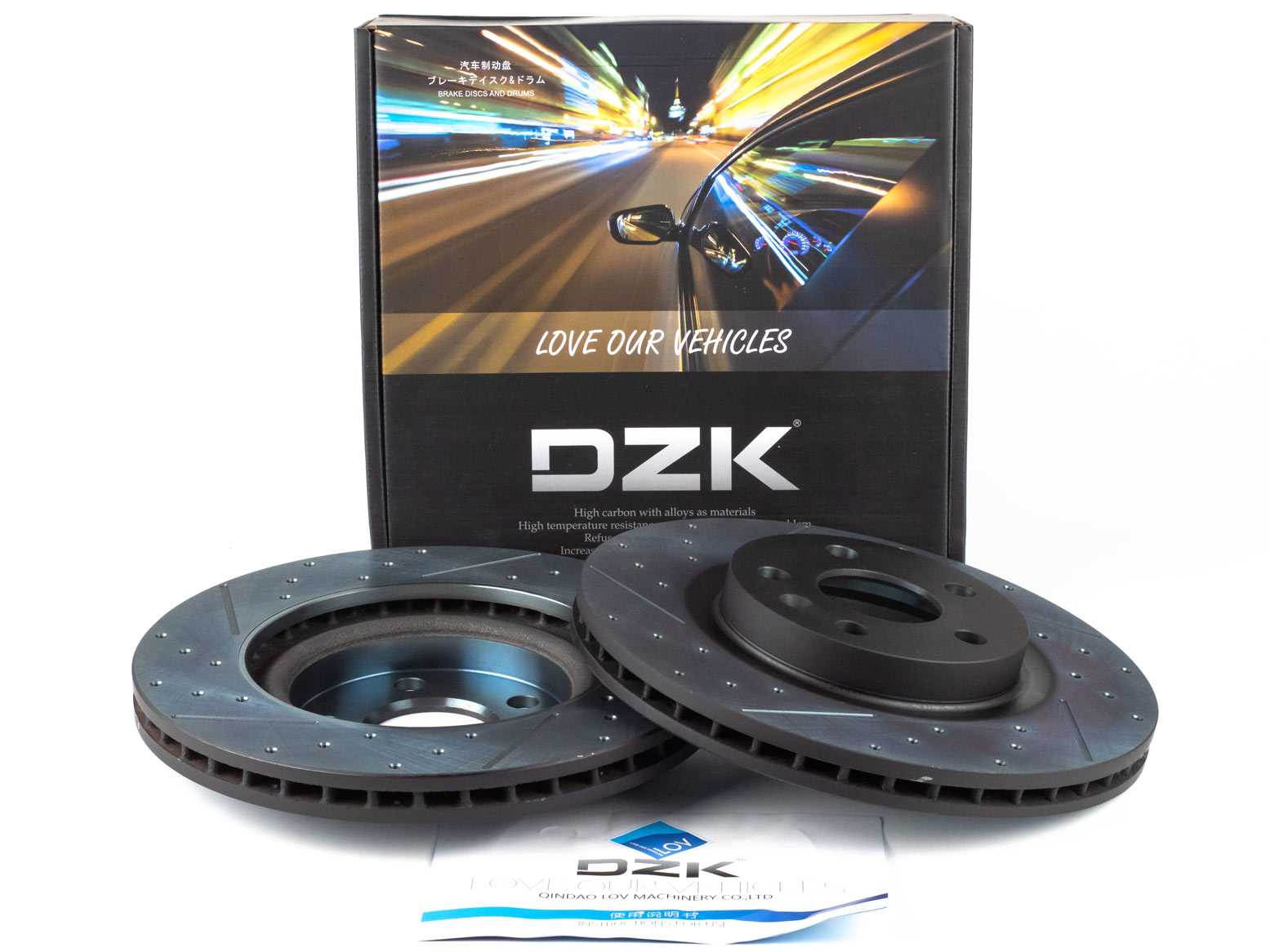 Передние тормозные диски DZK для GEELY PREFACE GEN 1 2024 - н.в.