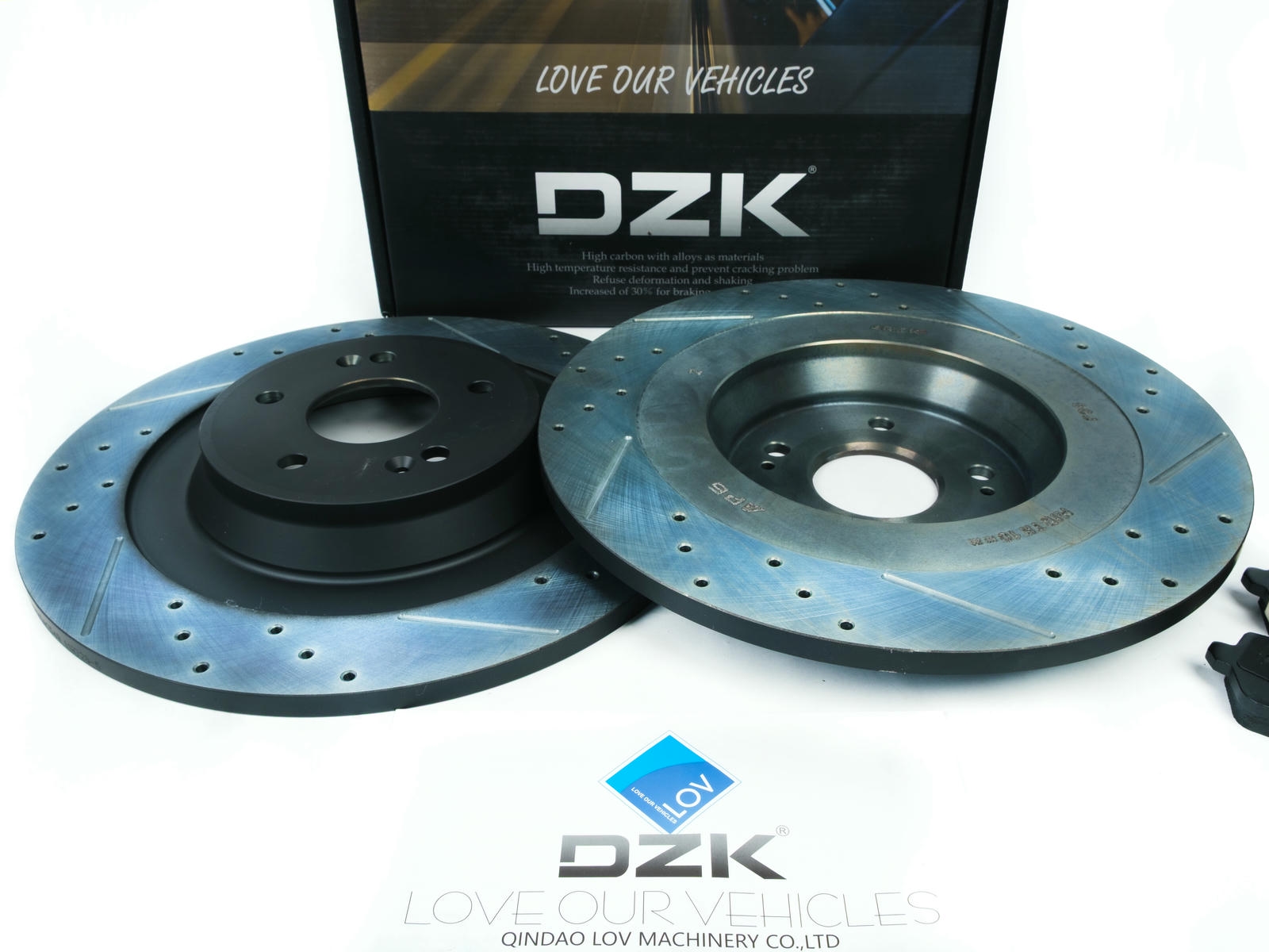 Задние тормозные диски DZK для JETOUR DASHING GEN 1 2022-н.в. 1.6 АМТ7 190 FWD