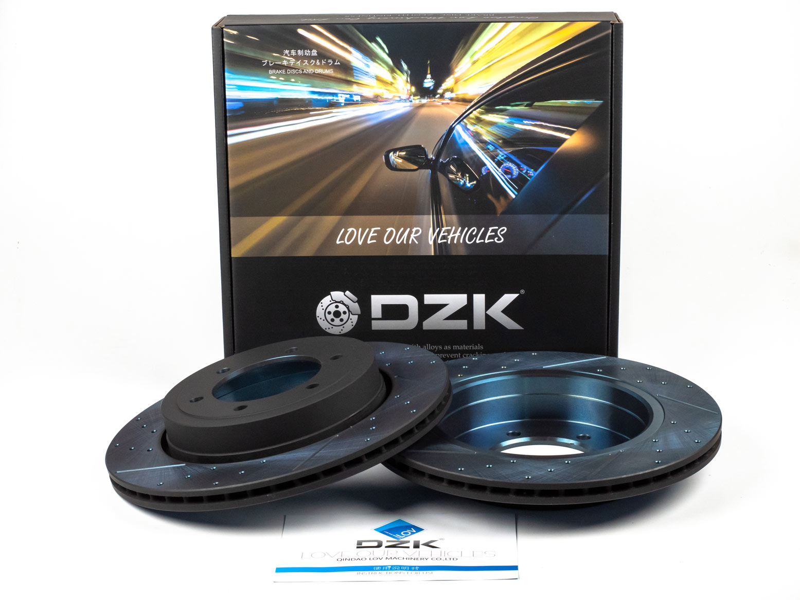 Задние тормозные диски DZK для Changan Hunter Plus GEN 1 2023 - н.в. 2.0 AT8 226 AWD