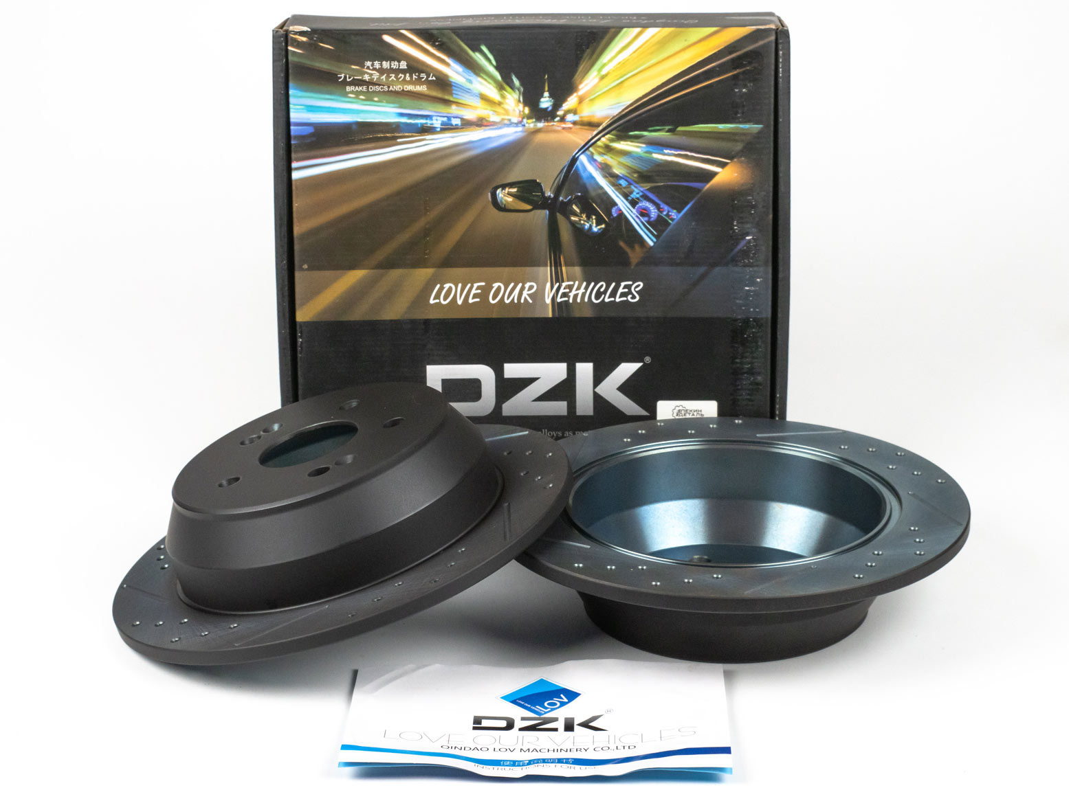 Задние тормозные диски DZK для CHERY TIGGO 4 FWD 2.0 122 л.с. мех. ручник