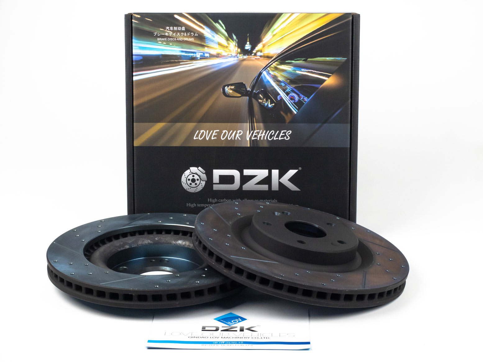 Передние тормозные диски DZK для LIVAN X6 PRO GEN 1 2023 - н.в. 1.5T AMT7 147 FWD