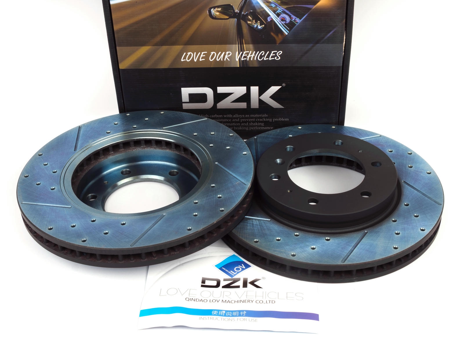 Передние тормозные диски DZK для GWM POER GEN 1 2019 -н.в. 2.0 AT8 218 4WD