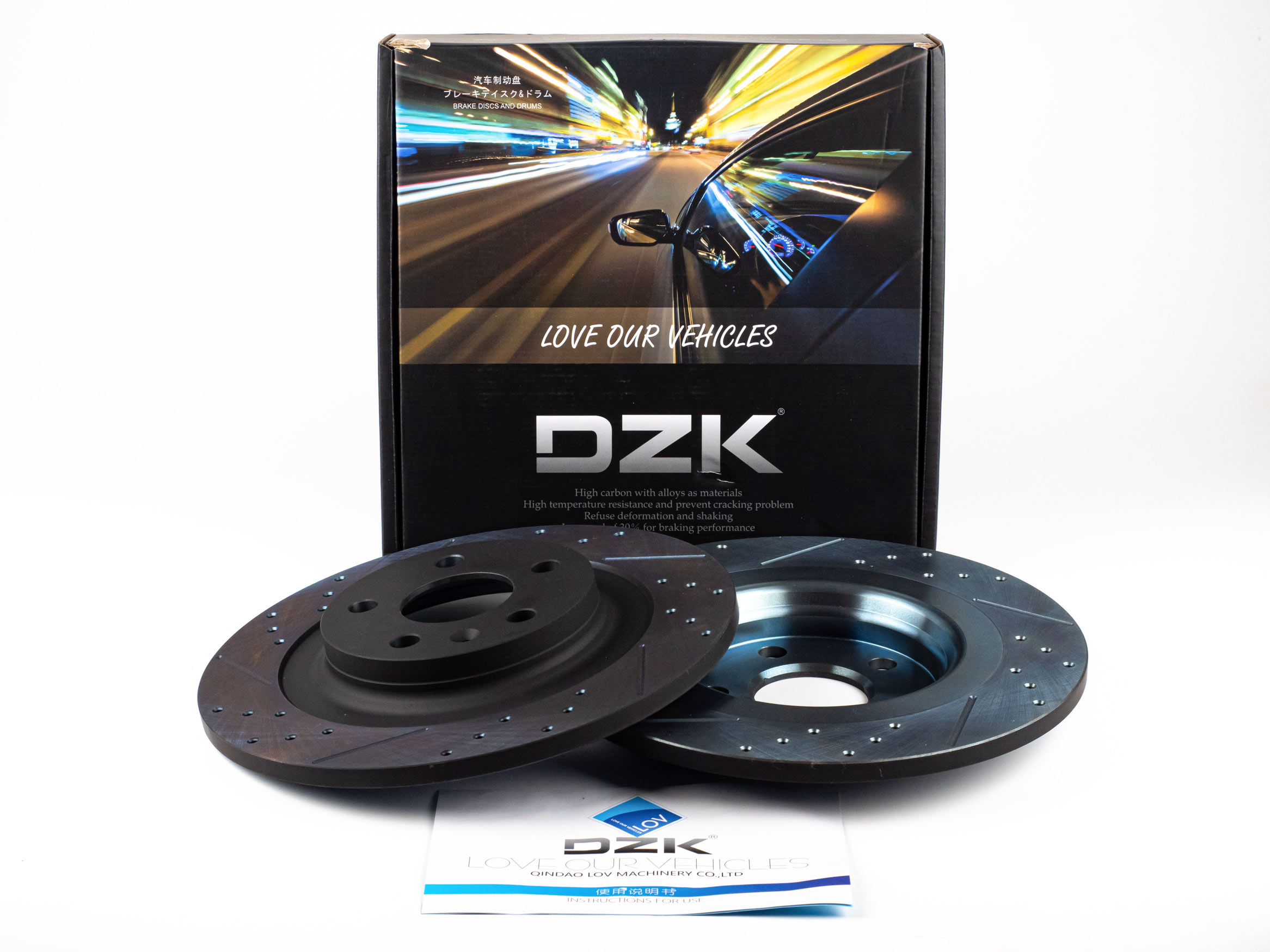 Задние тормозные диски DZK для GELLY TUGELLA GEN 1 2019-2023 2.0 AT8 238 AWD