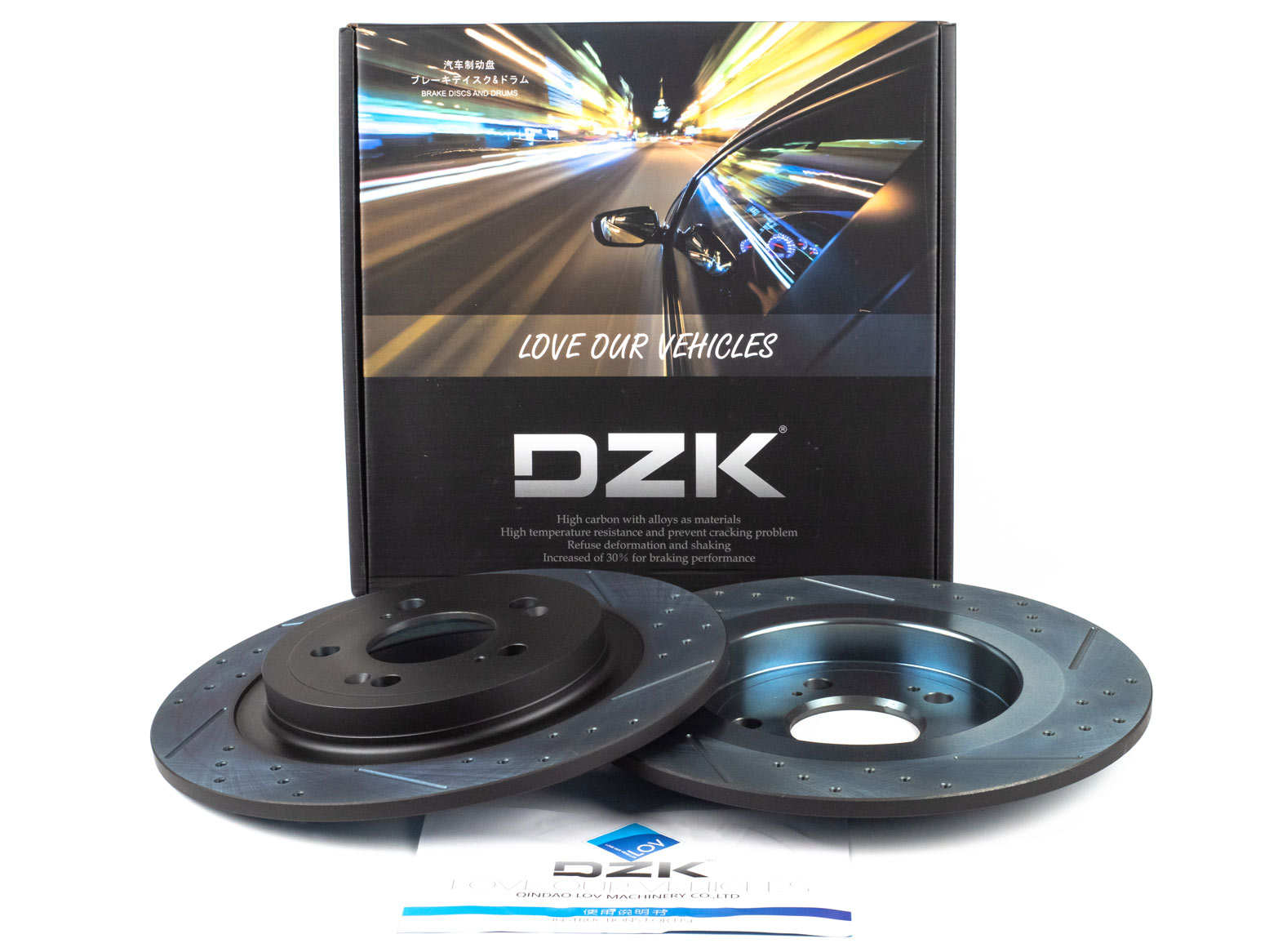 Задние тормозные диски DZK для HAVAL DARGO GEN 1 2022-н.в. 2.0 AMT7 192 AWD