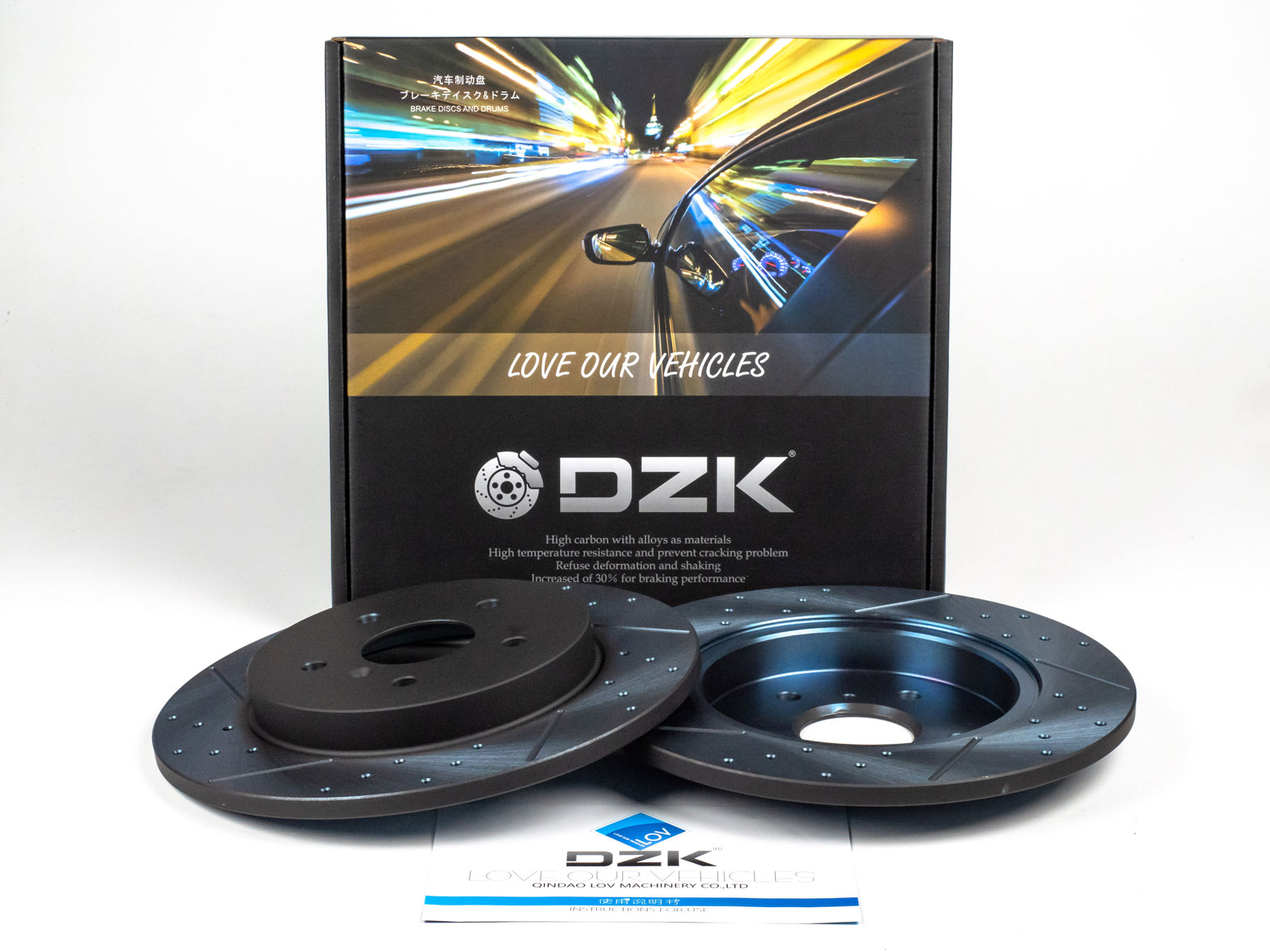 Задние тормозные диски DZK для Changan CS75 Plus GEN 2 REST 2021 - 2024 1.5T 181 FWD