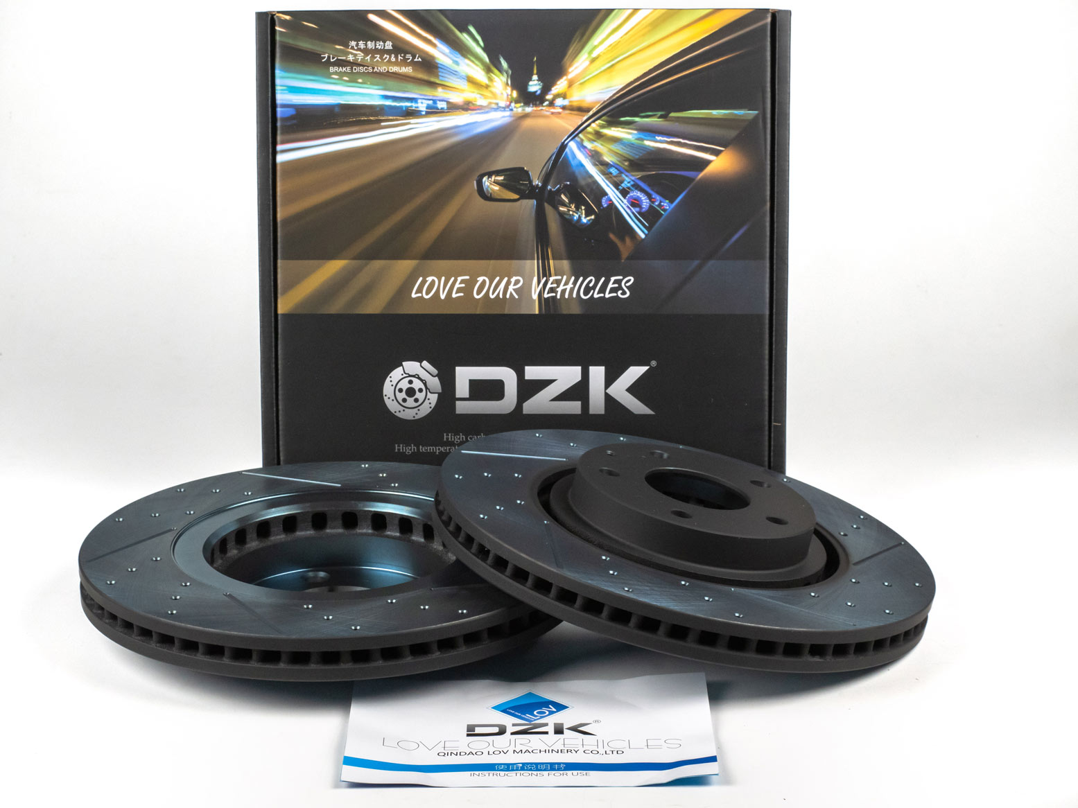 Передние тормозные диски DZK для Mazda CX-5 GEN 2 2016 - 2026 2.5